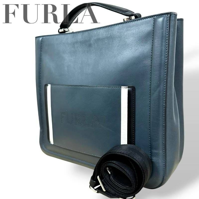 美品☆FURLA フルラ☆Reale レアーレ ショルダーバッグ トートバッグ 