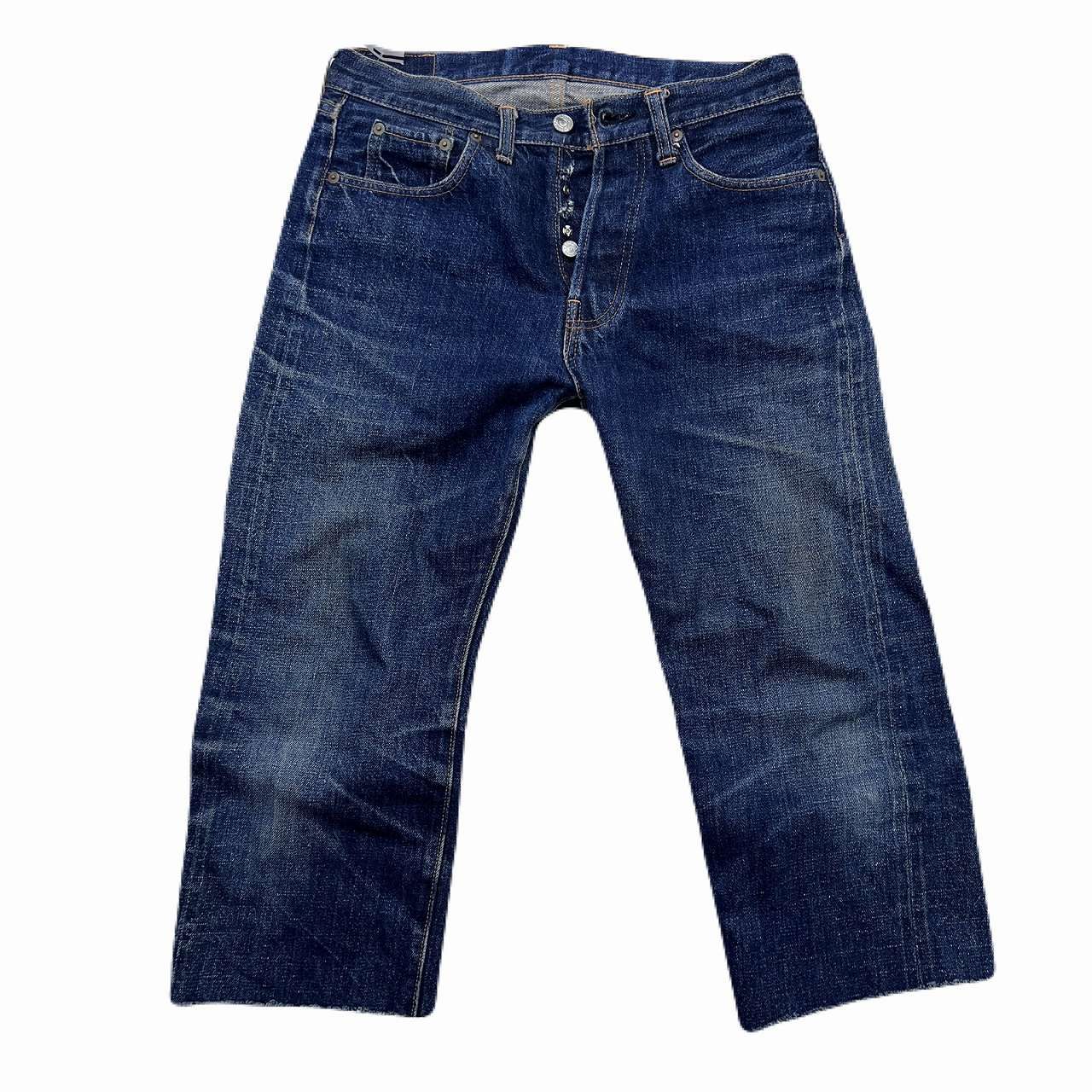 DENIME ストレートデニム ボタンフライ セルビッチ ドゥニーム ストレートデニム ボタンフライ DENIMEストレートデニム