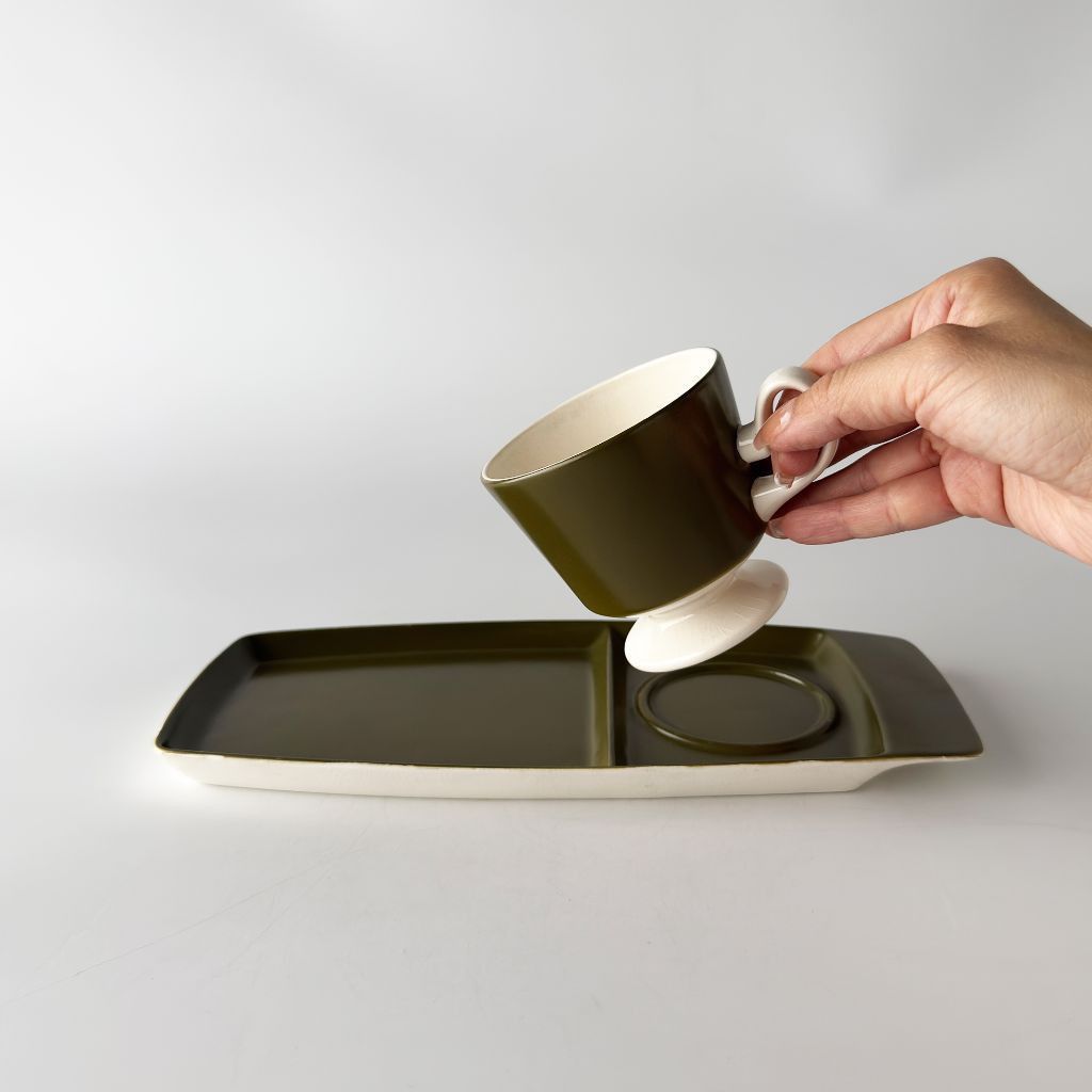 Carlton Ware カールトンウェア スナックプレート＆カップ セット 英国