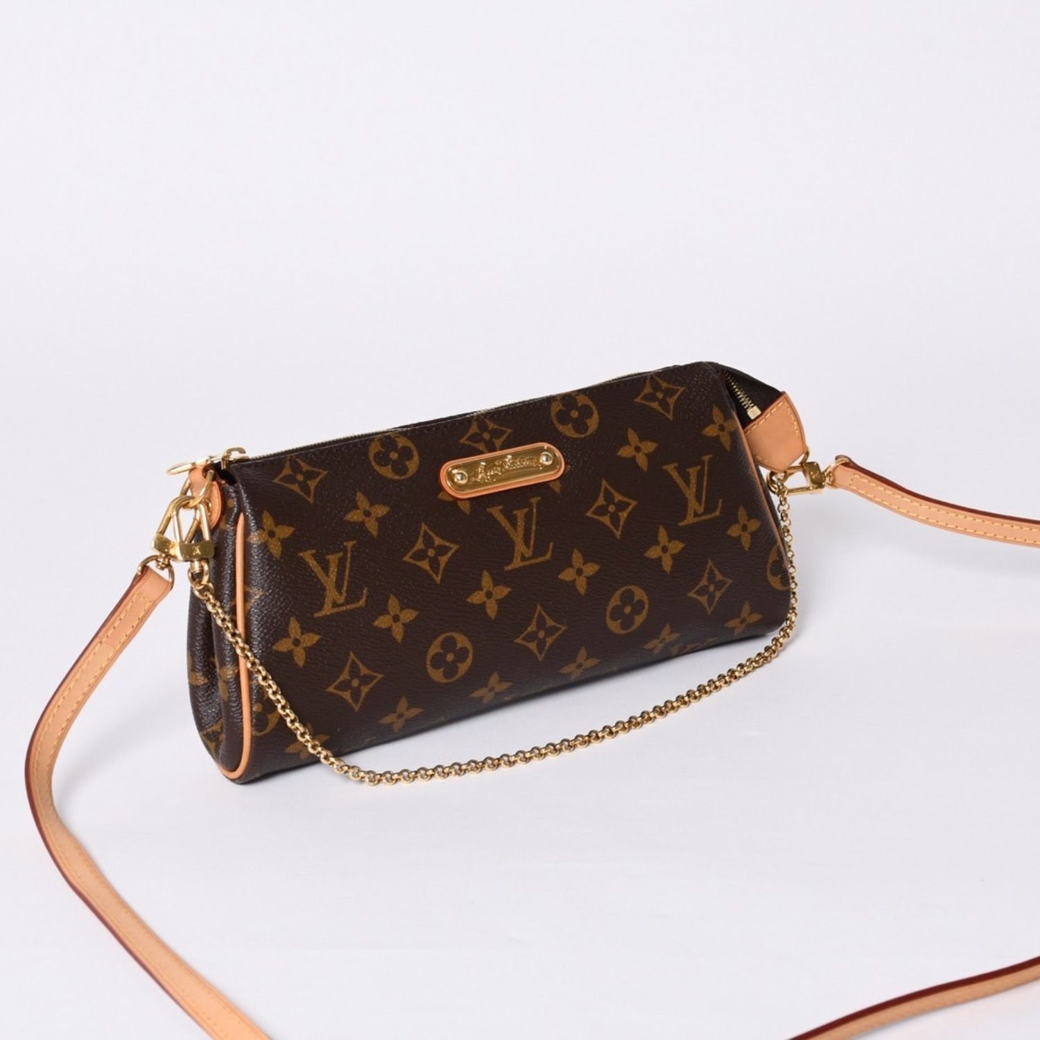 極美品 LOUIS VUITTON ルイヴィトン ポシェット エヴァ チェーン 