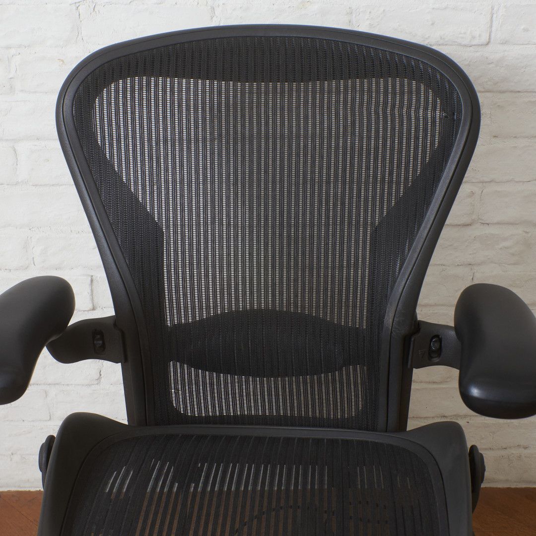 【！送料別！】 Herman Miller アーロンチェア クラシック Bサイズ デスクチェア 昇降 書斎 椅子 ランバーサポート フル装備 ハーマンミラー 99415 Herman Miller アーロンチェア クラシック Bサイズ デスクチェア 昇降