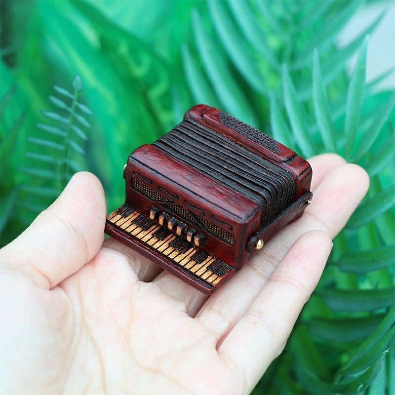 本革 手作り アコーディオン キーホルダー バッグチャーム レザー 革製