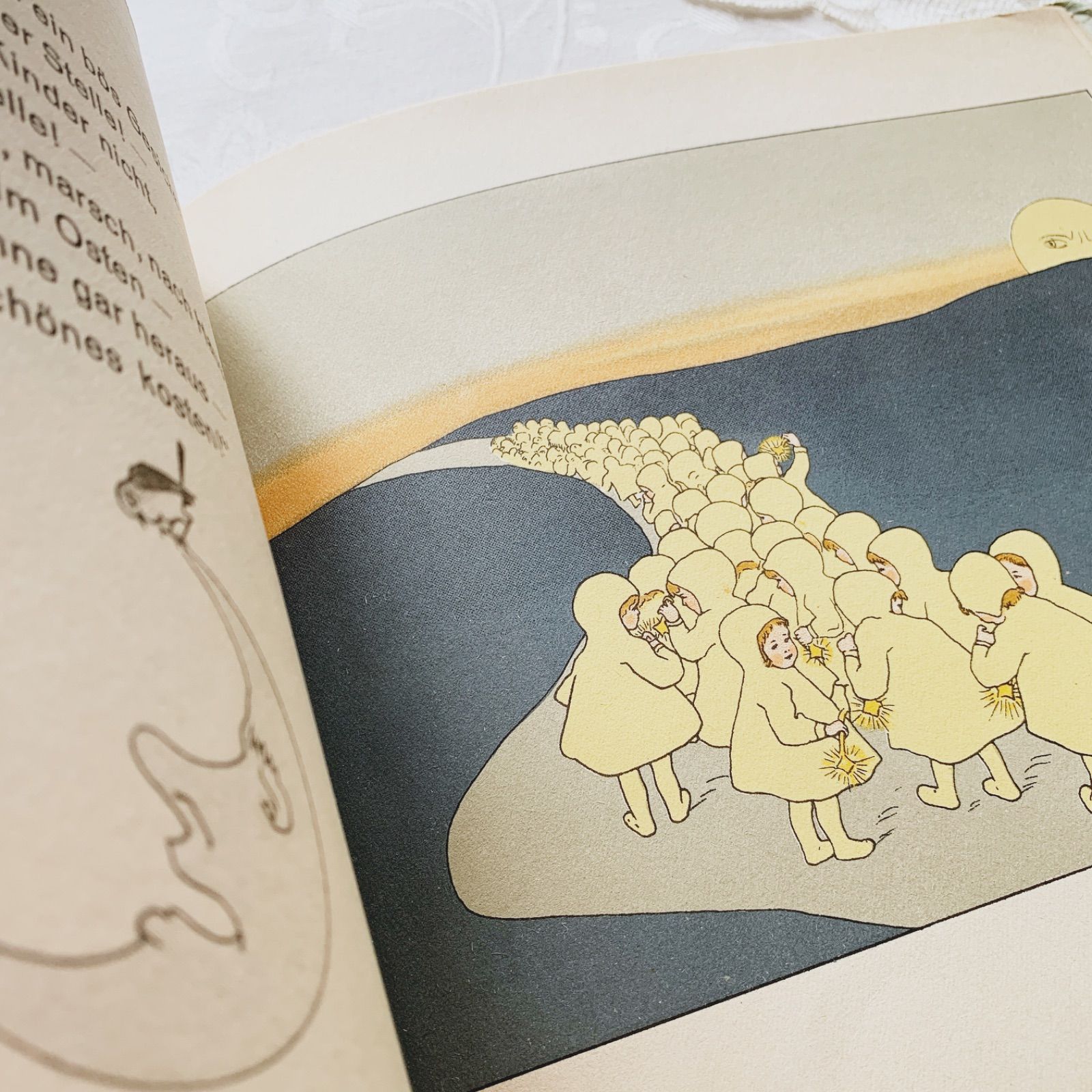 1920-1930s ドイツアンティーク絵本「お星さまがいくつあるか知ってる