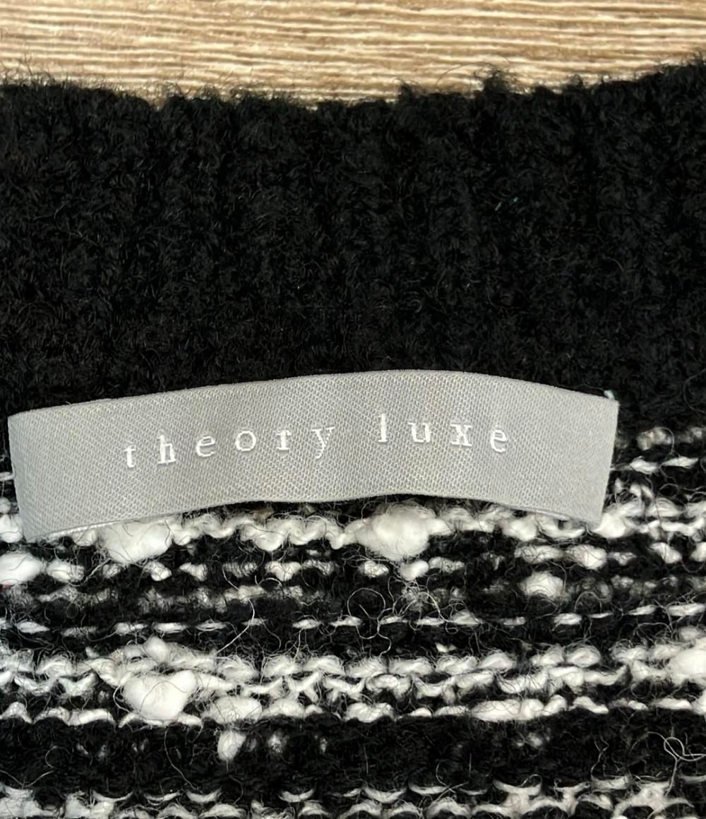 セオリーリュクス 長袖カーディガン ツイード Vネック 24AW レディース SIZE 32 (S) theory luxe セオリーリュクス 長袖カーディガン ツイード Vネック 24AW レディース