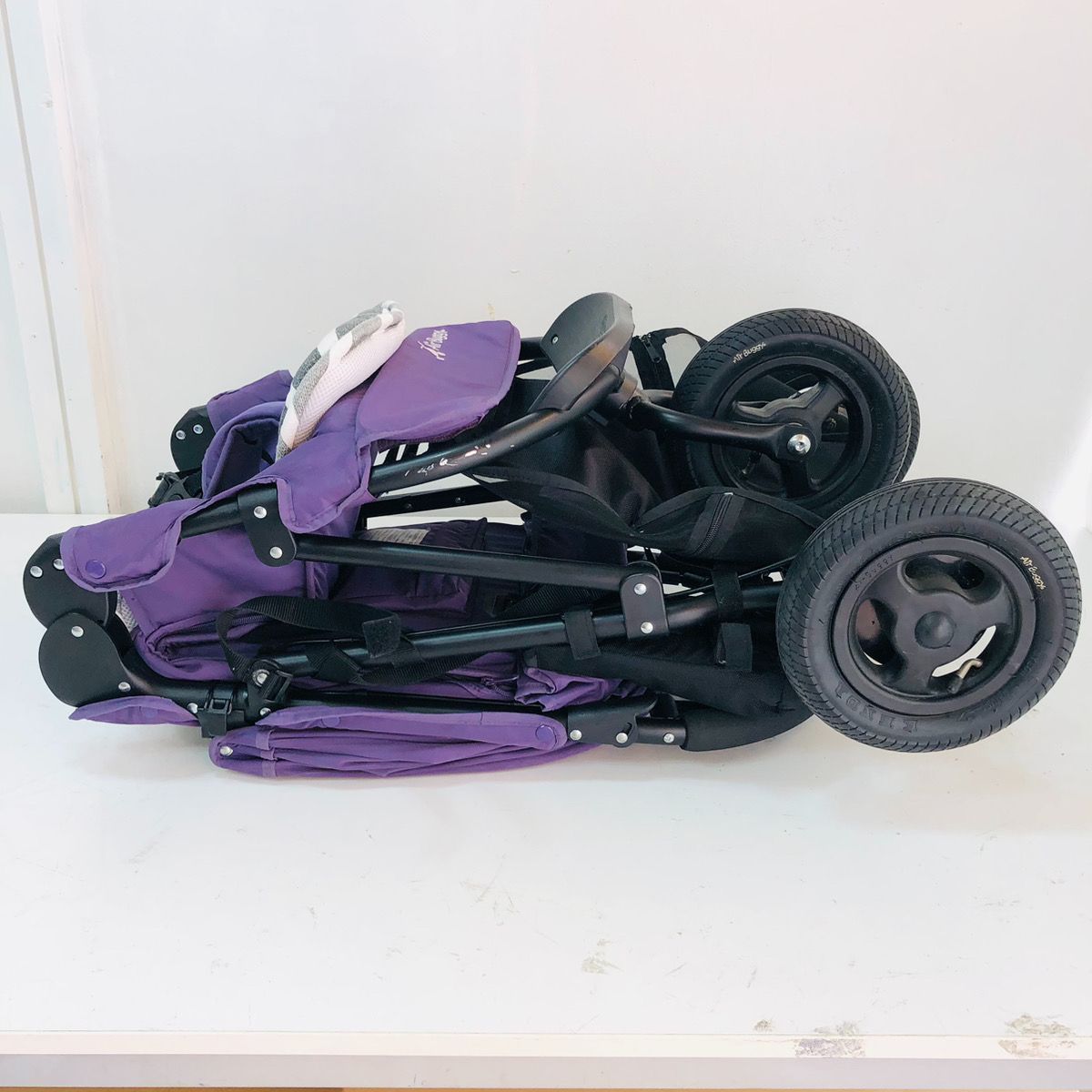 AirBuggy COCO エアバギー ココ 三輪ベビーカー パープル タイヤ空気 