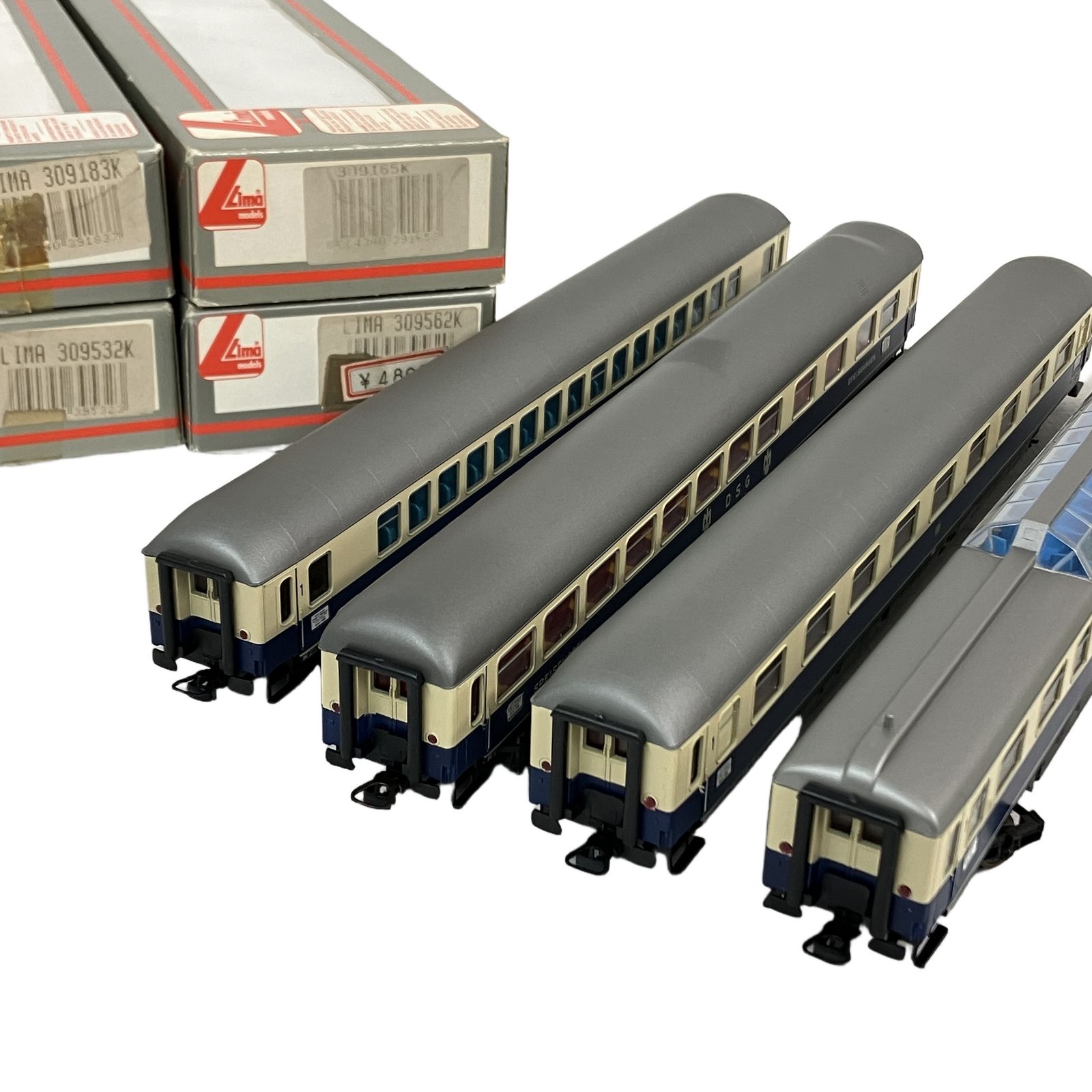 Limaドイツ連邦鉄道Class 240（MaK DE 1024）HOゲージ3両 Lima ドイツ連邦鉄道 DB ラインゴルト 1等車 食堂車 ドーム型パノラマ