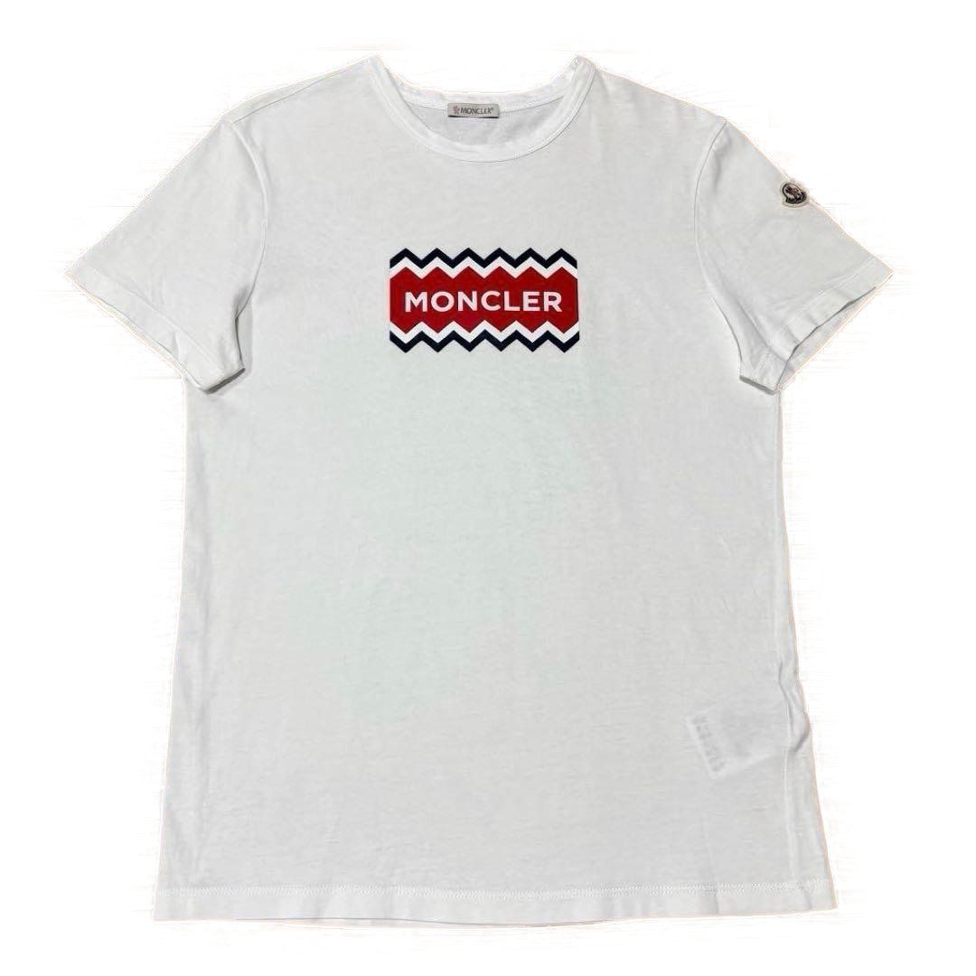 モンクレール ワッペン S ホワイト Tシャツ 国内正規品 5S432 - メルカリ