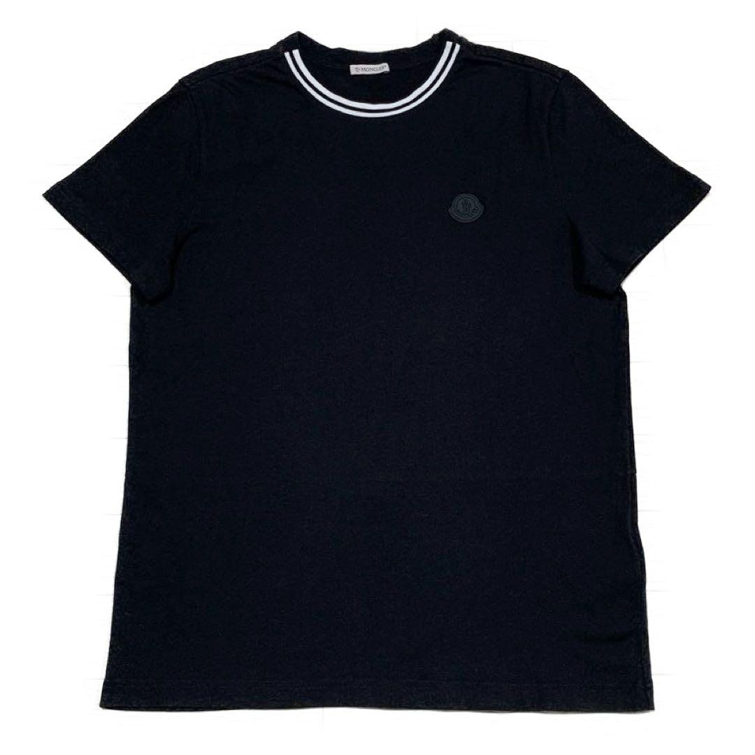 モンクレール 黒ワッペン 黒Tシャツ L 国内正規品 5S434 - メルカリ