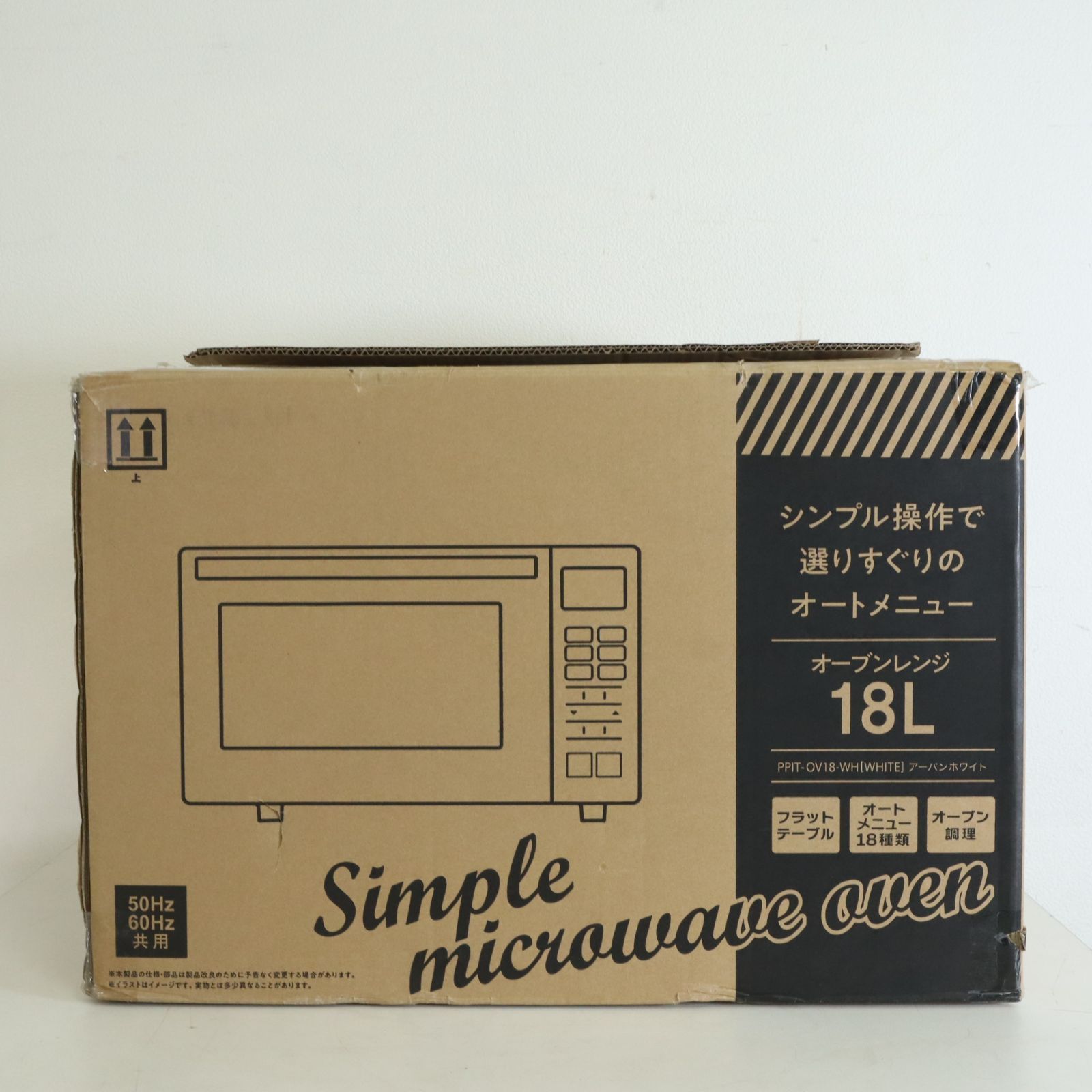 ドン・キホーテ オーブンレンジPPIT-OV18-WH 18L 商品の説明プロフ必読
