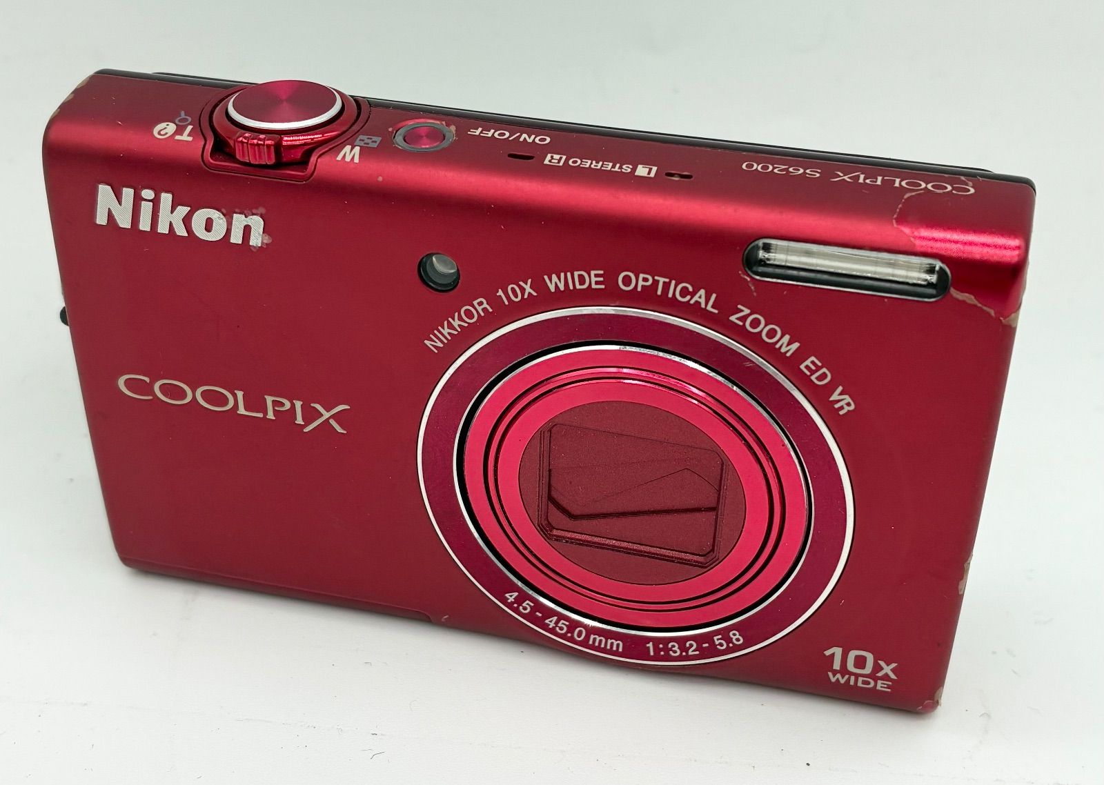 158：Nikon COOLPIX S6200　デジカメ　ジャンク ジャンク ニコン COOLPIX S6200 1:3.2-5.8 4.5-45.0mm 【10329