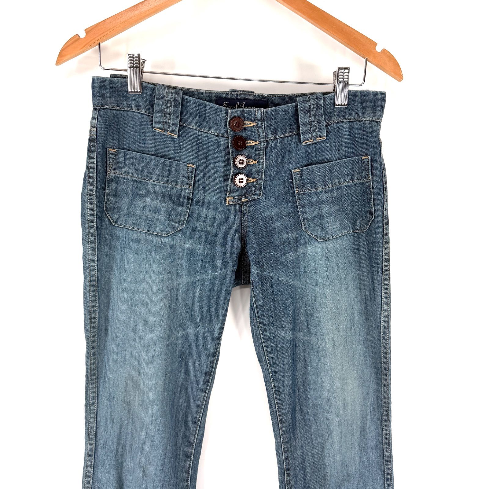 Earl Jean ローライズ ブーツカットデニム サイズ25 レディース 古着 
