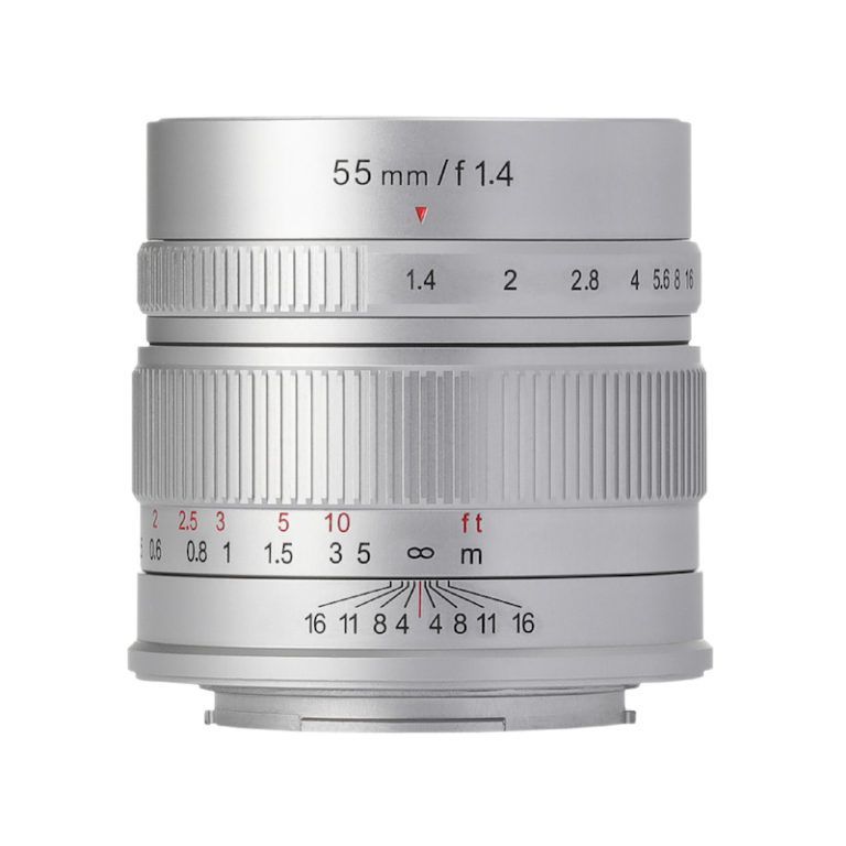 七工匠 7Artisans 55mm F1.4 単焦点レンズ 富士フイルムX シルバー