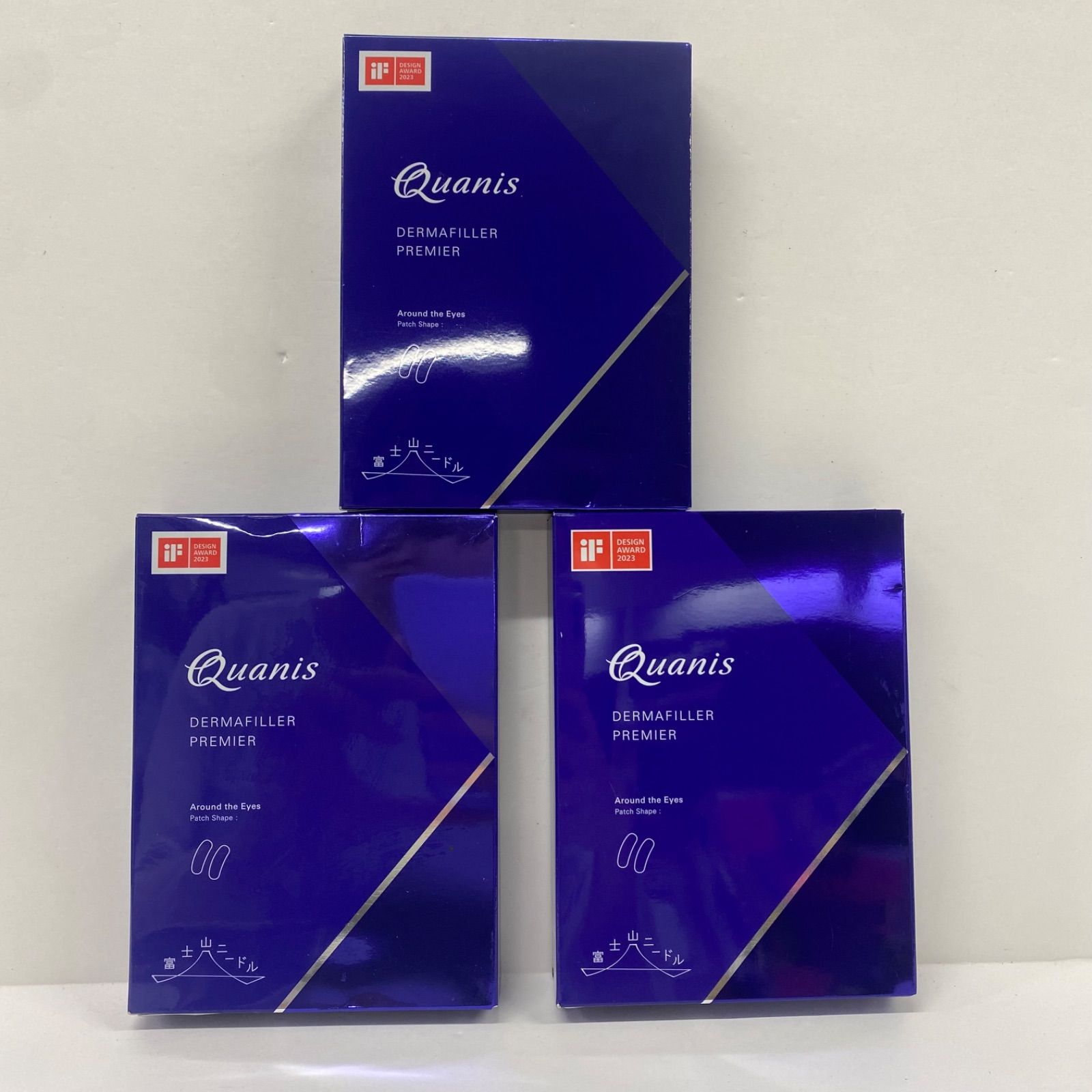 L2449 K Quanis クオニス ダーマフィラー プレミア シート状美容液 4回分 (2枚×4袋）計3点セット