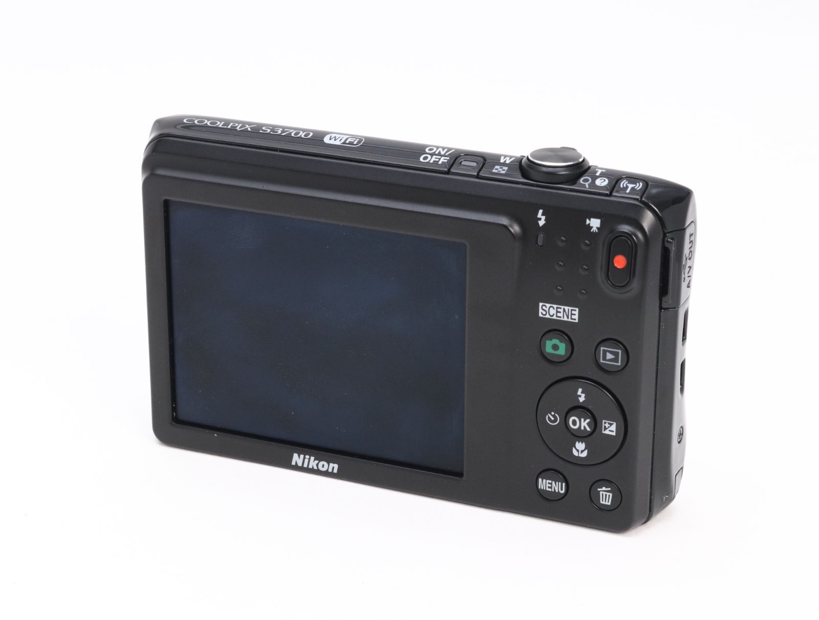 D (ジャンク) Nikon ニコン COOLPIX S3700 ブラック 返品不可 44-257