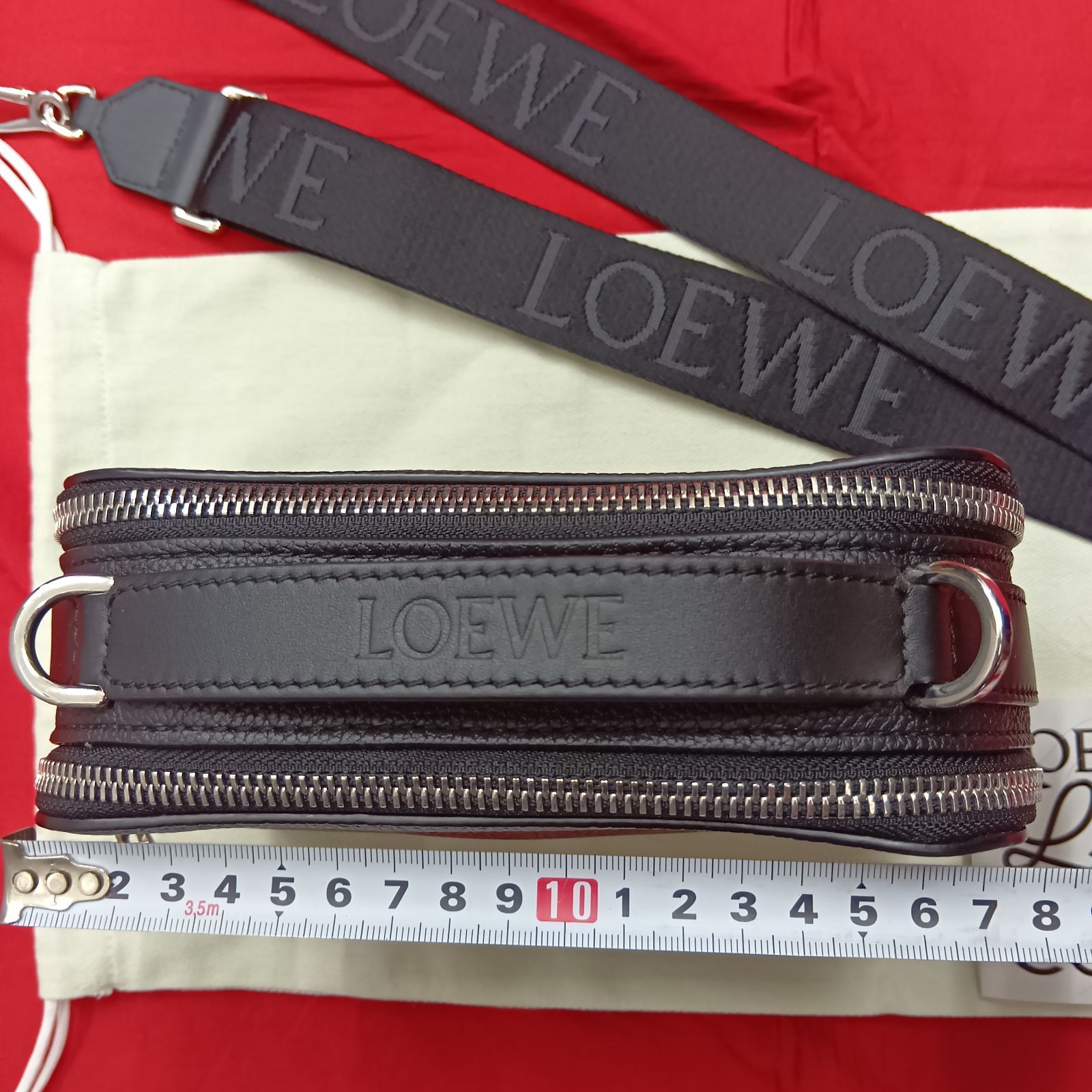 LOEWE クロスボディ カメラバッグ ミニ ロエベ ソフトグレインカーフ