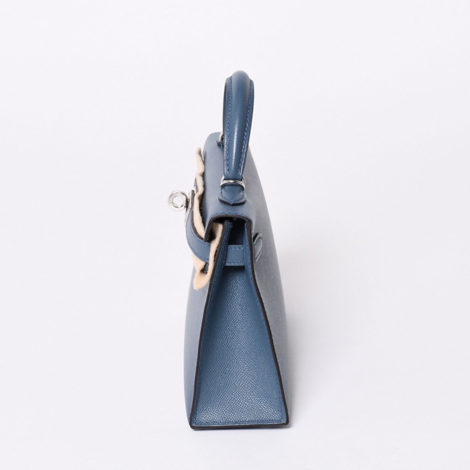新品未使用 エルメス HERMES G刻印 ミニケリー2 ブルータンペット 