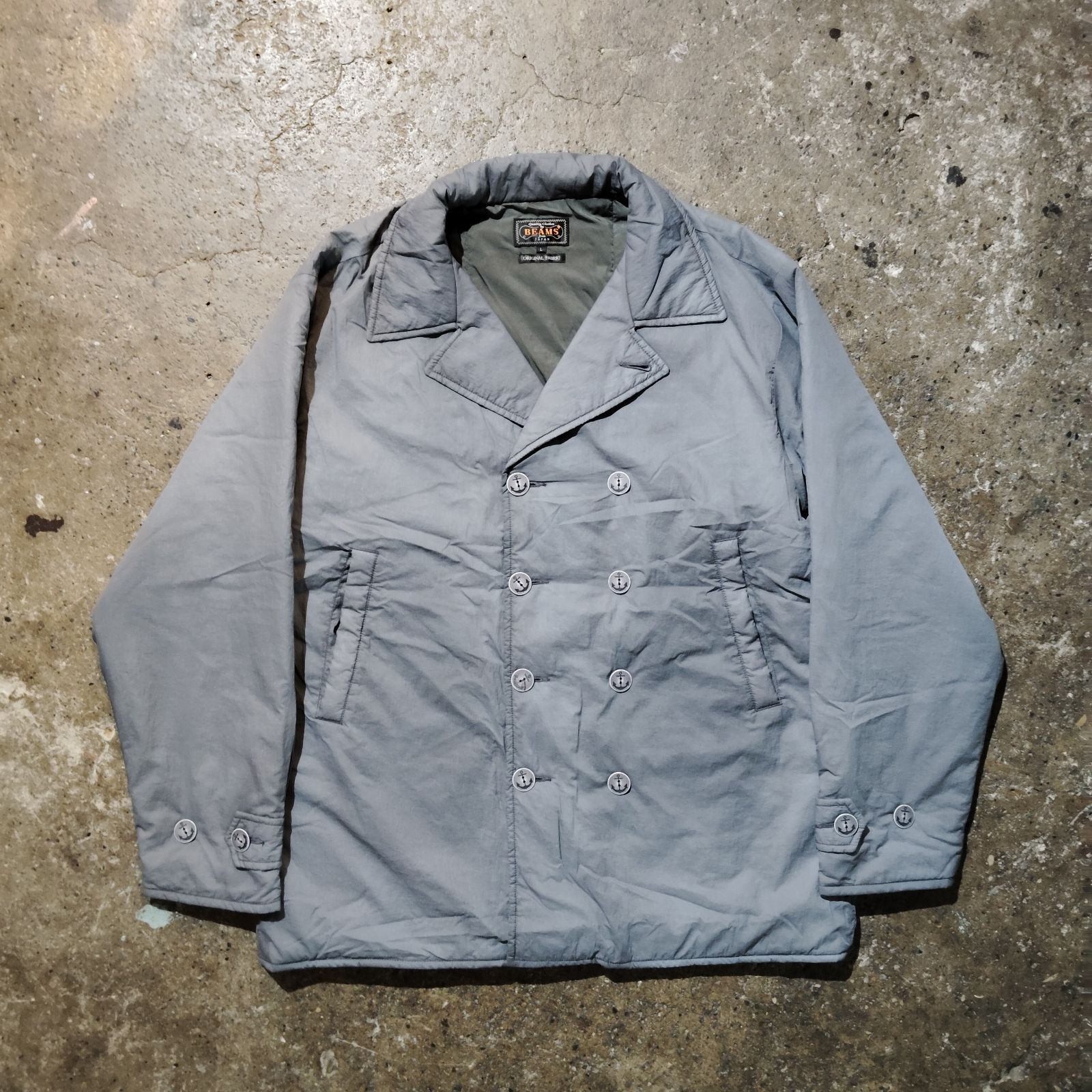 BEAMS+ 25aw P-Coat Nylon Pigment Print L ビームスプラス 2025aw 