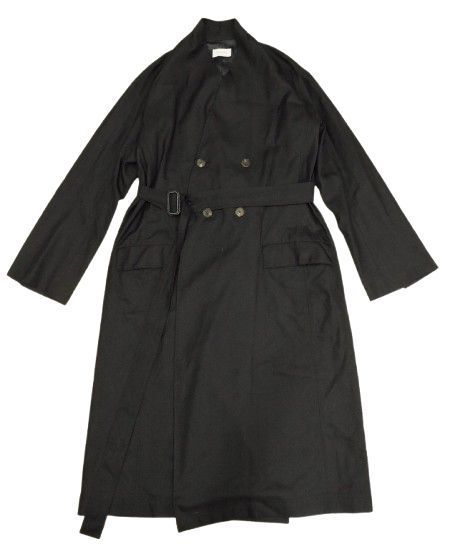 タグ付】BED J.W. FORD ノーカラー ダブル トレンチコート 20ss-B CT01