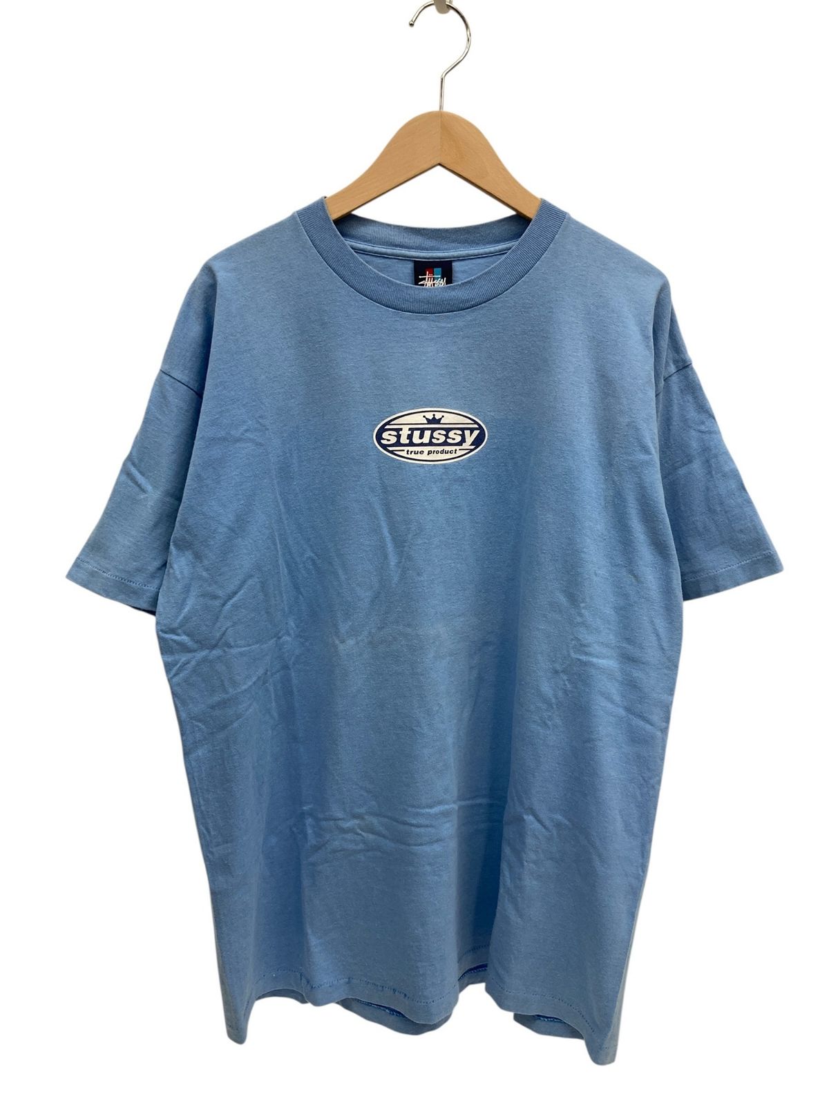STUSSY (ステューシー) 90s OLD オールド Tシャツ 紺タグ赤青 半袖 XL