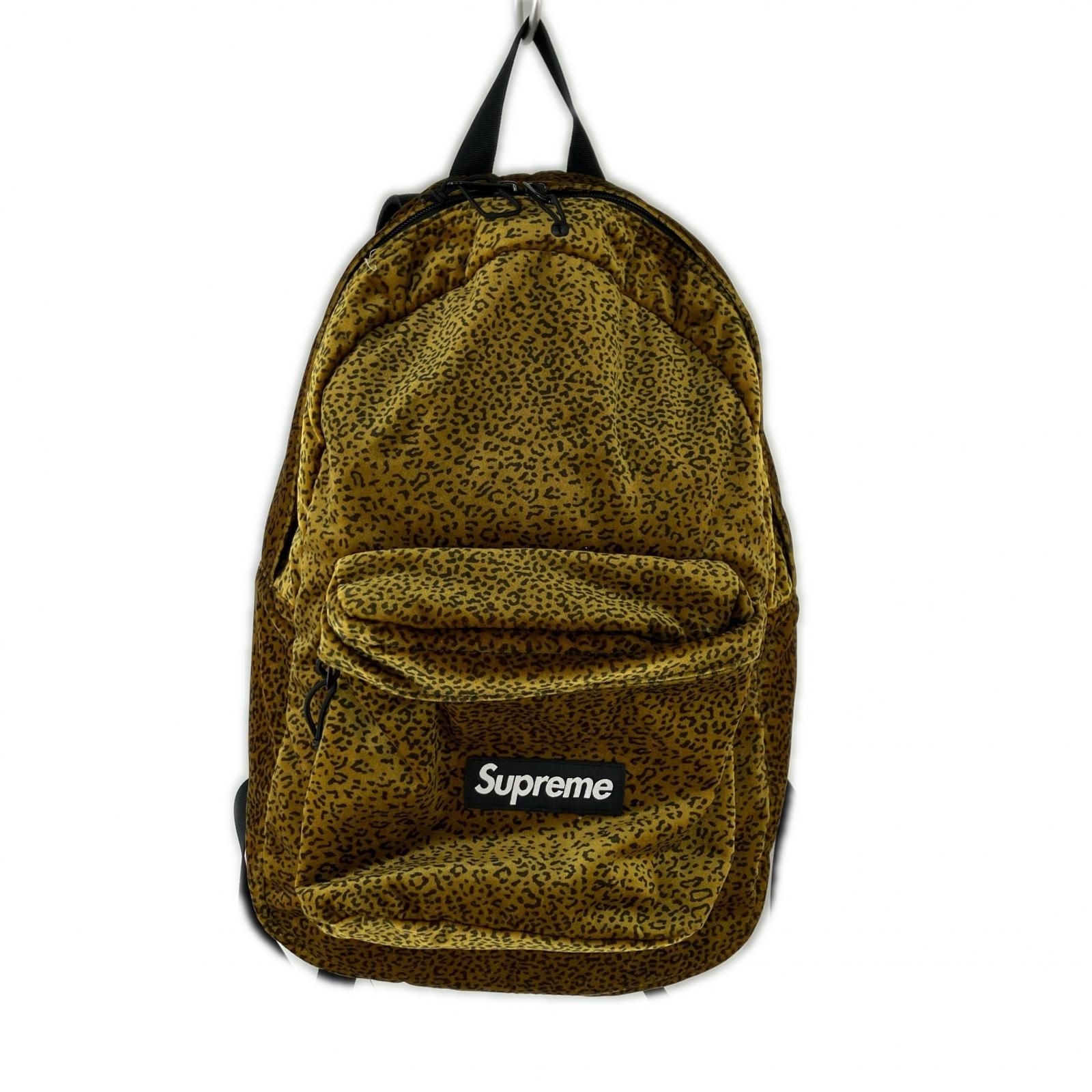 Supreme 25AW リュックサック レオパードベルベッドバッグパック 