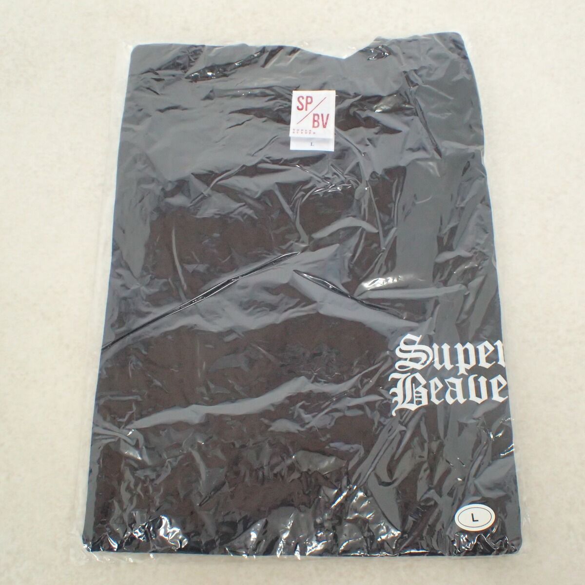 未開封 SUPER BEAVER タイポグラフィTシャツ ブラック Lサイズ【IO