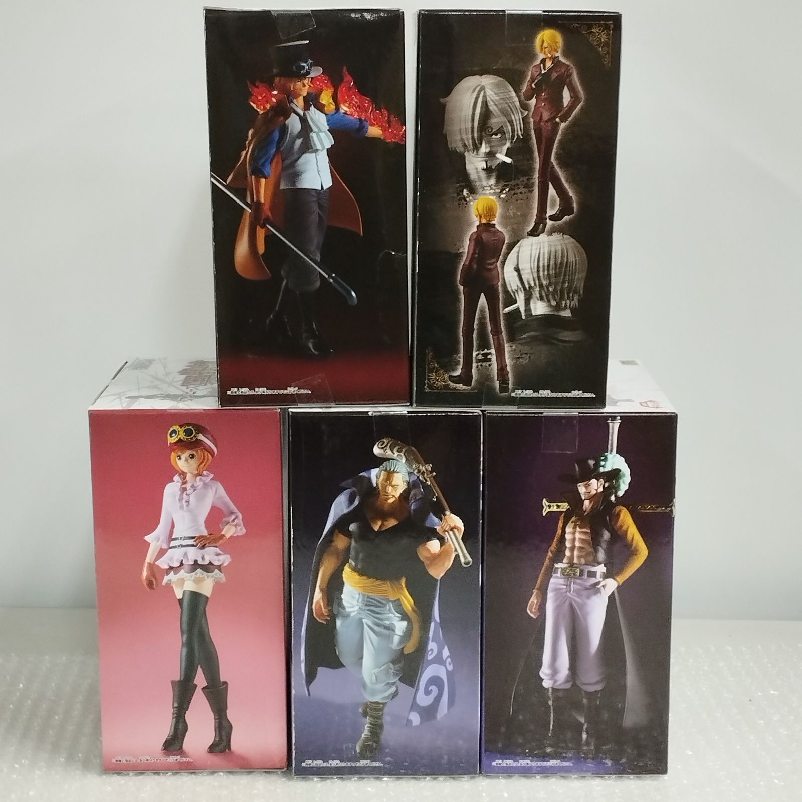 D37157】（未開封品）ワンピース THE 出航 フィギュア 5種セット 