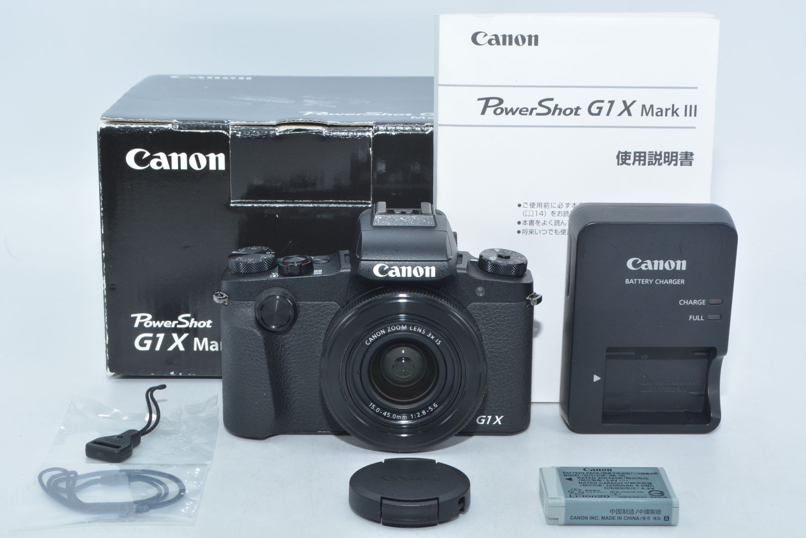 特上品】 Canon キヤノン PowerShot G1 X Mark III ブラック 