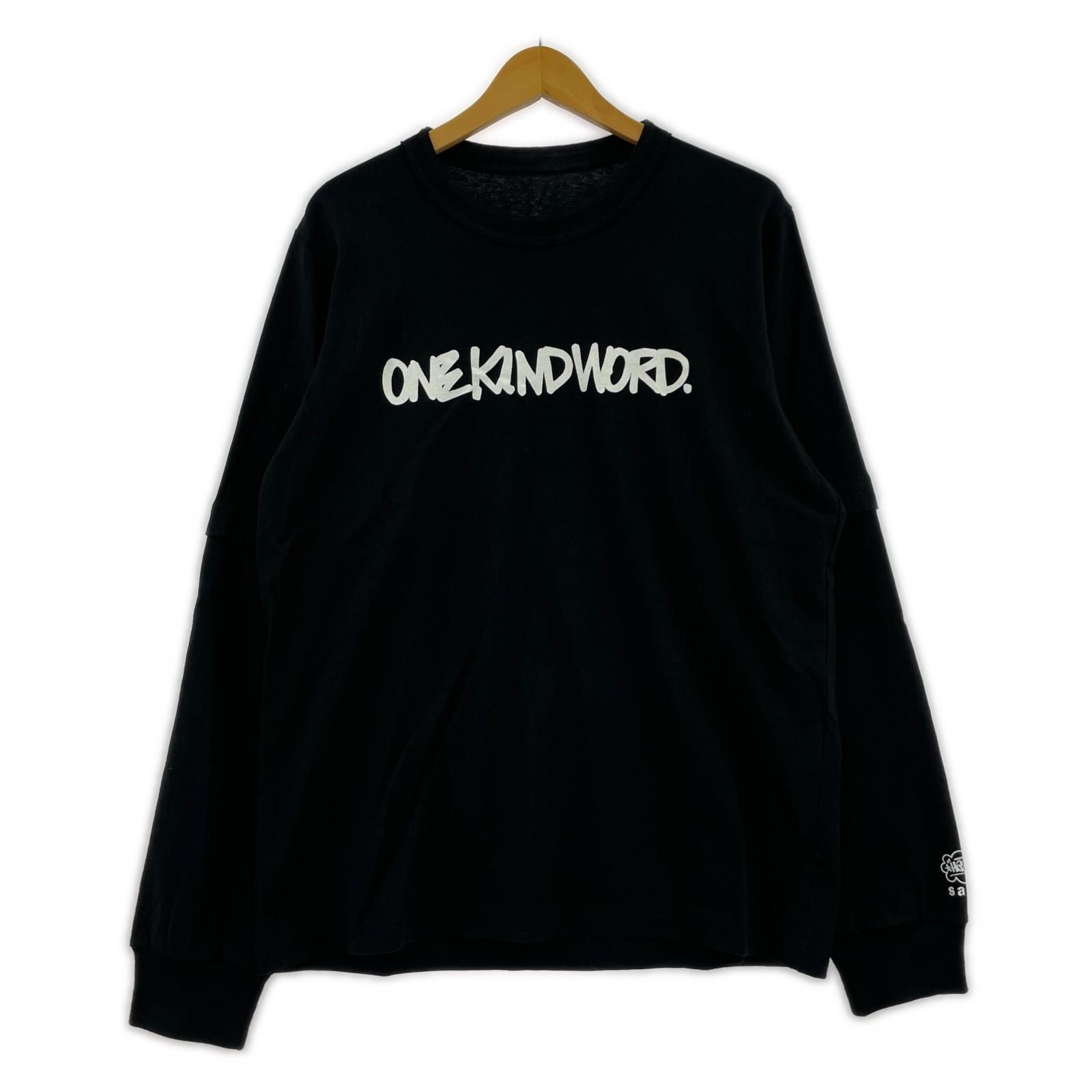 Sacai 長袖Tｼｬﾂ・ｶｯﾄｿｰ × Eric Haze ONEKINDWORD 23SS ﾛﾝTEE-直接販売