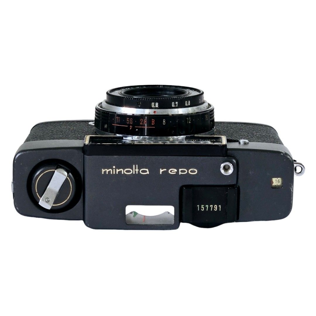 良品】 MINOLTA ミノルタ repo ブラック ハーフカメラ フィルムカメラ