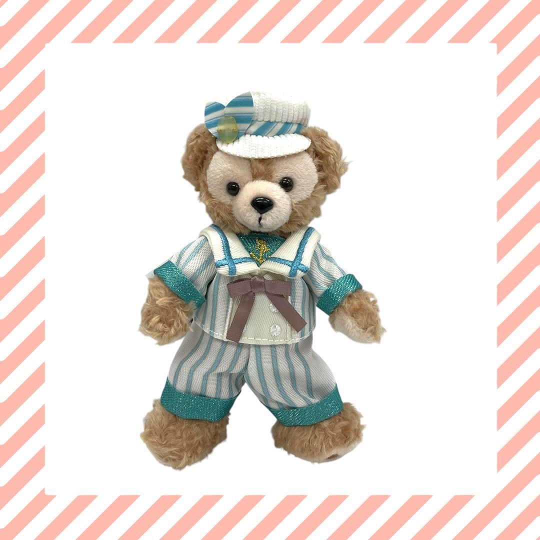 ディズニー ぬいぐるみバッジ【ダッフィー】ファインドユア