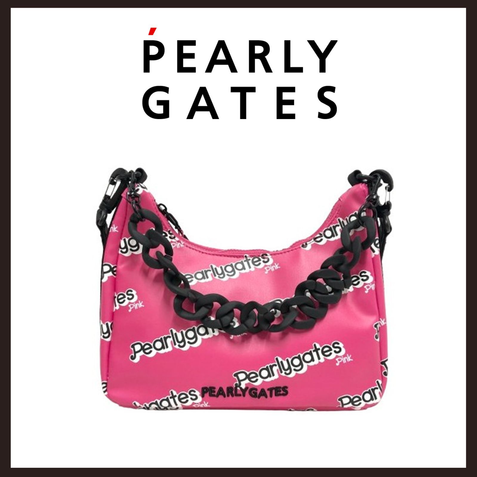 PEARLY GATES パーリーゲイツ カートバッグ ピンク 新品未使用 PEARLY GATES（パーリーゲイツ） Pinkロゴ カートバッグ