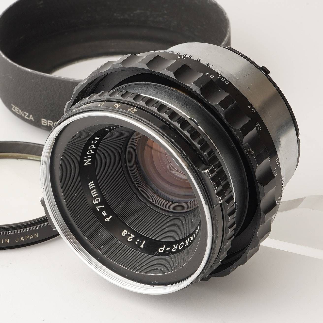 ニコン Nikon NIKKOR-P 1:2.8 f=75mm ゼンザブロニカ用 動作未確認