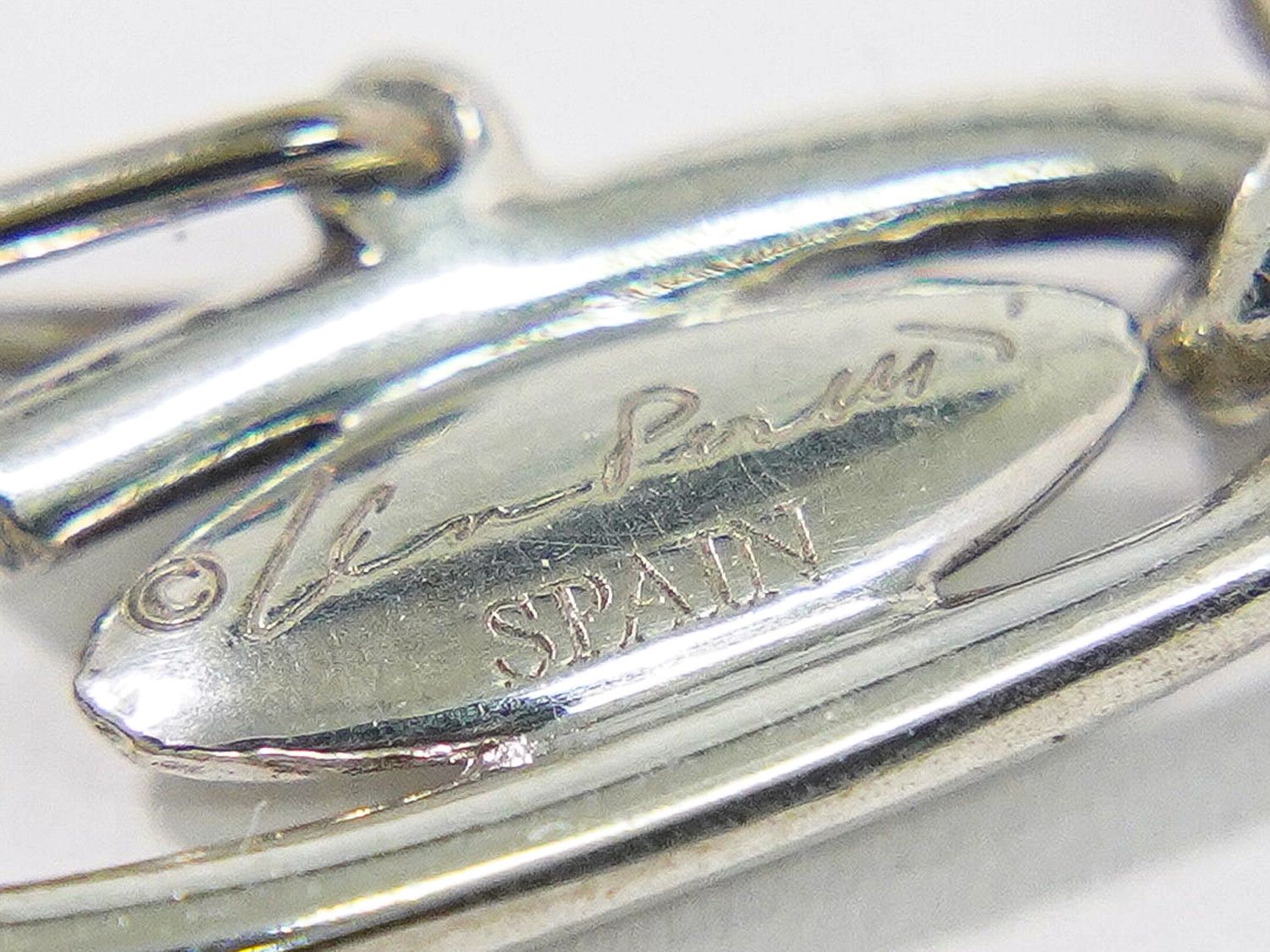 本物 ティファニー TIFFANY & Co. カーブドハート 925 ブレスレット 