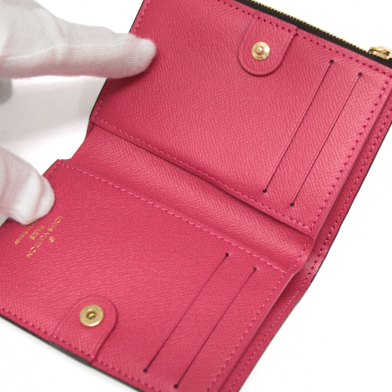 極美品 ルイヴィトン LOUIS VUITTON ポルトフォイユリサ 二つ折り財布 
