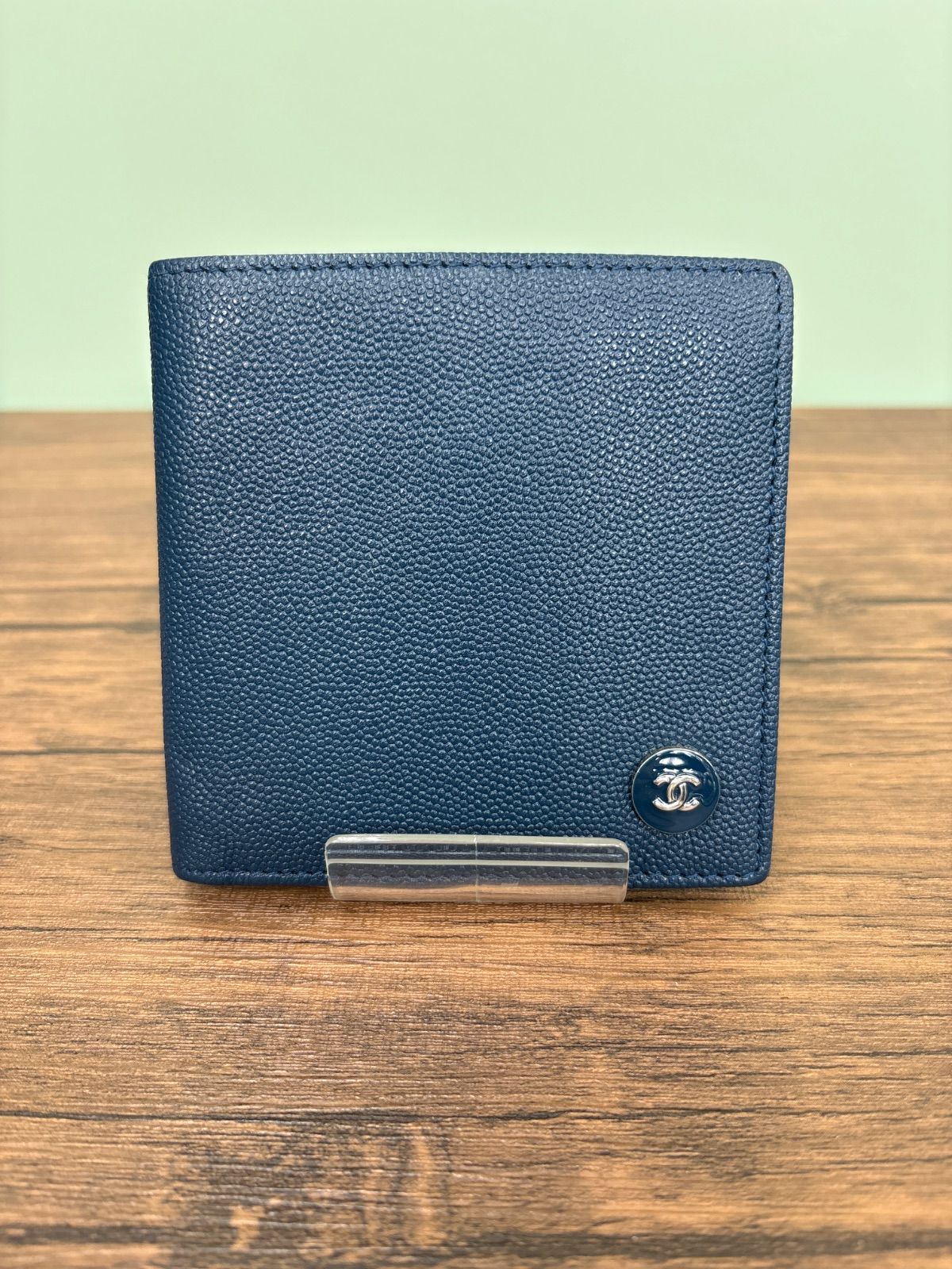 ボタン シャネル 水色 財布 CHANEL - シャネル CHANEL 財布 ココボタン