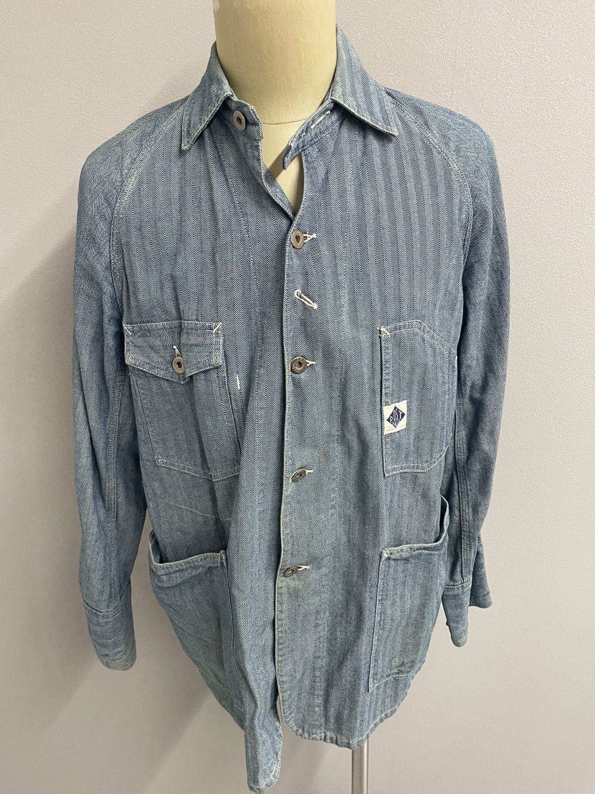 □POST OVERALLS ポストオーバーオールズ カバーオール ワークシャツ