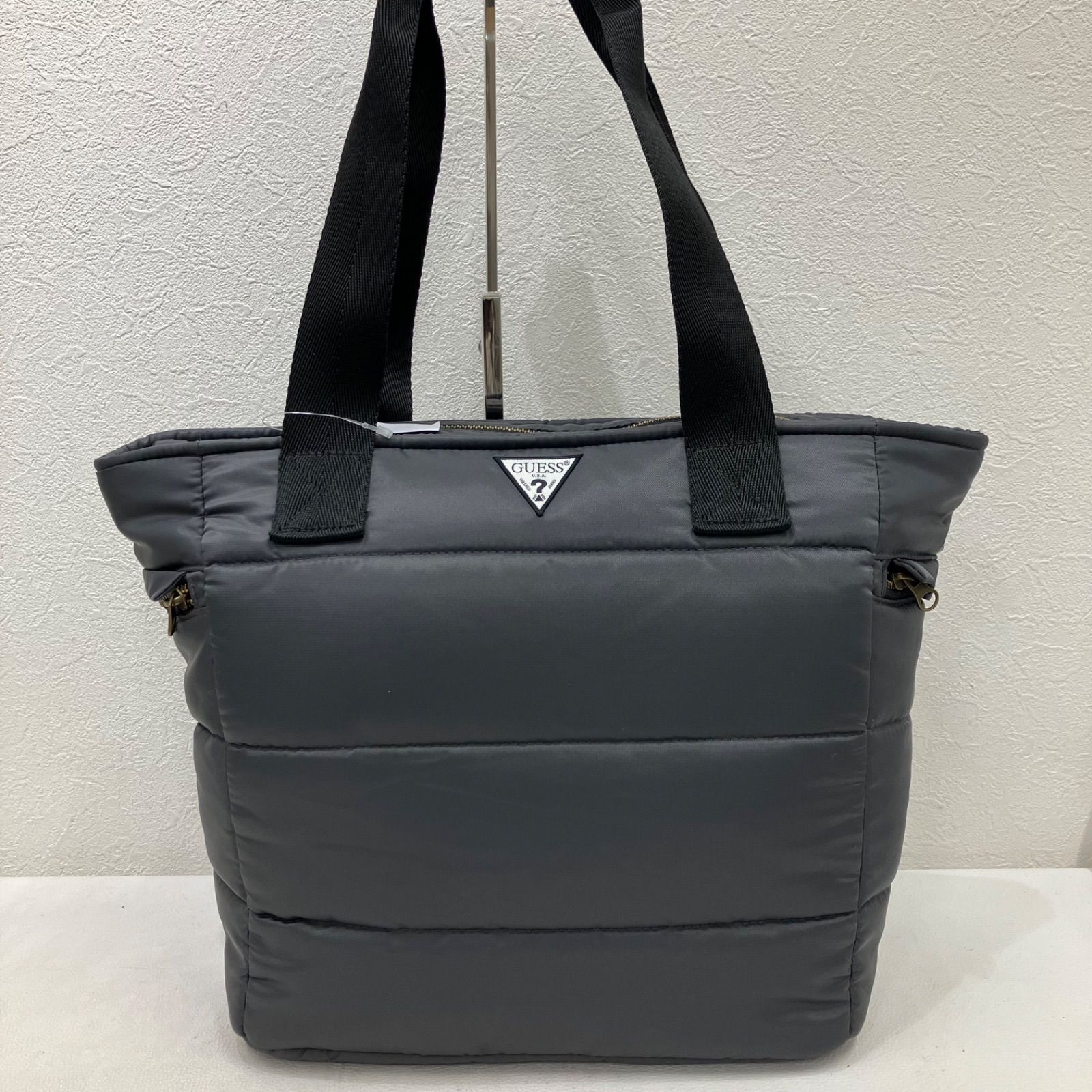 GUESS トートバッグ ホワイト ブラック