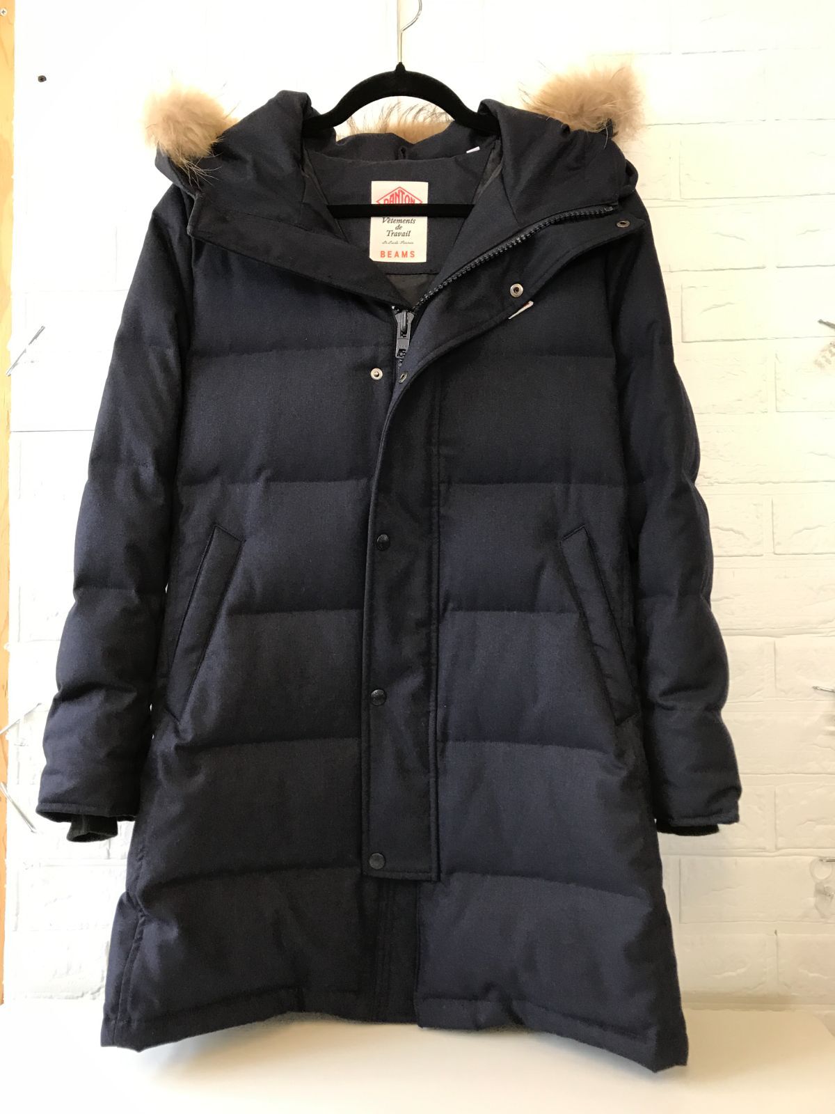 美品 DANTON ダントン ダウンコート ビームス別注 表記サイズ38 