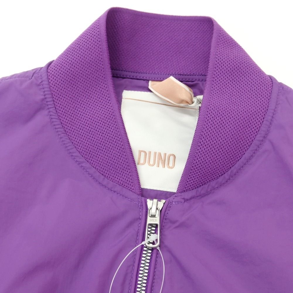 新品】デュノ DUNO ナイロン ジップアップブルゾン パープル【サイズ42