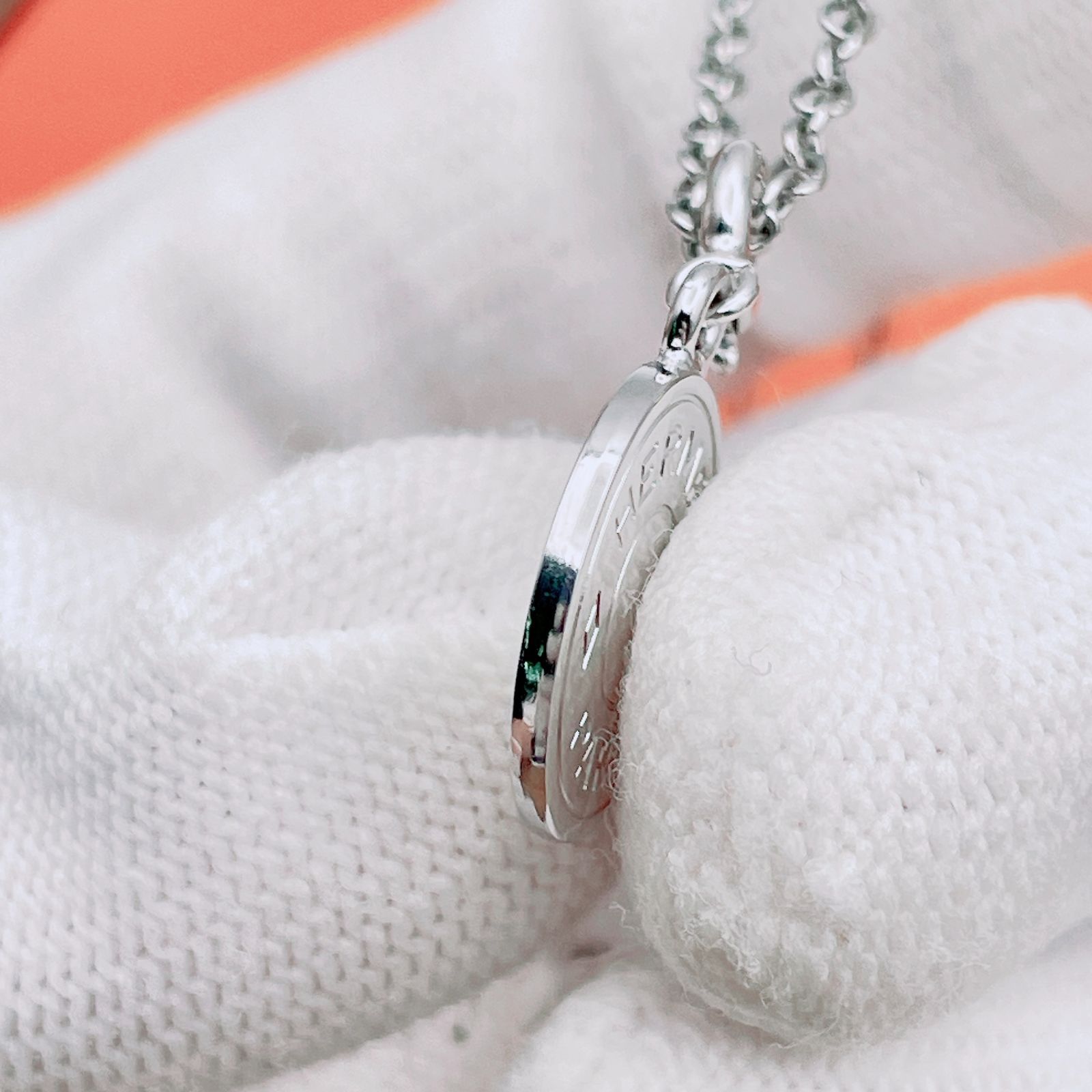 ◇エルメス◇ 新品仕上済 セリエ ネックレス ペンダント 小 シルバー 4.94 ◇エルメス◇新品仕上済 HERMES セリエ ネックレス 小 チャーム