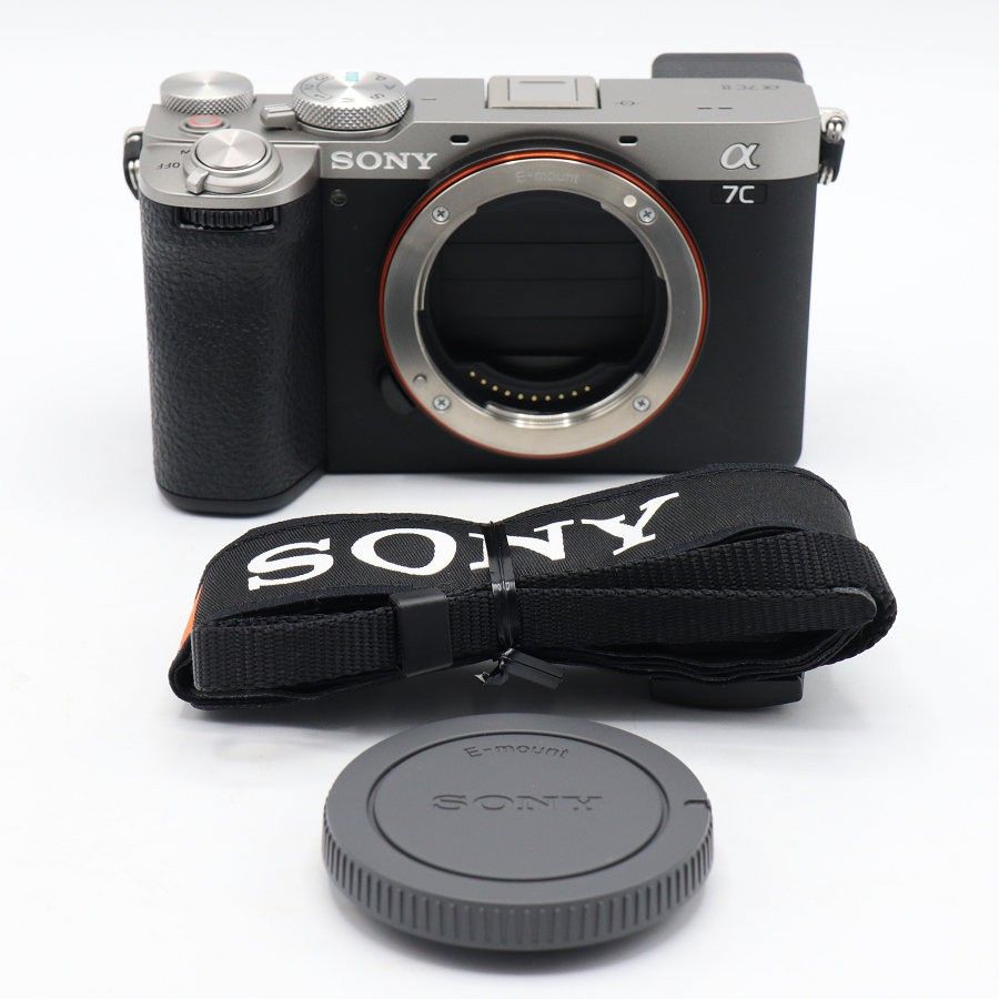 美品】SONY α7C II ILCE-7CM2 ボディ シルバー ミラーレス一眼カメラ 