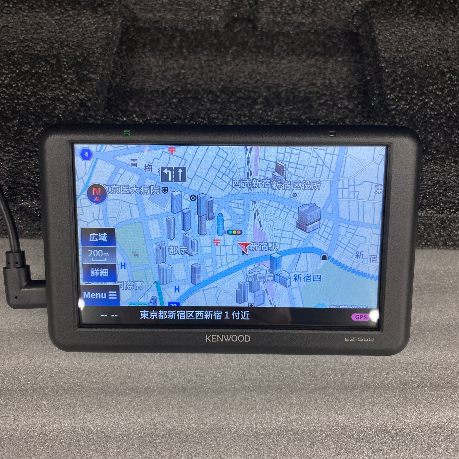 KENWOOD ポータブルナビ ココデス EZ-550 美品 ※箱破損あり - メルカリ