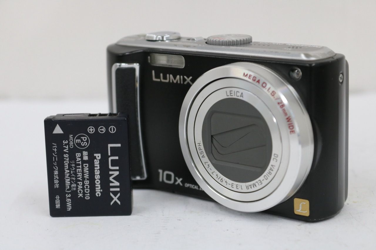 返品保証】 パナソニック Panasonic LUMIX DMC-TZ5 10x ブラック 