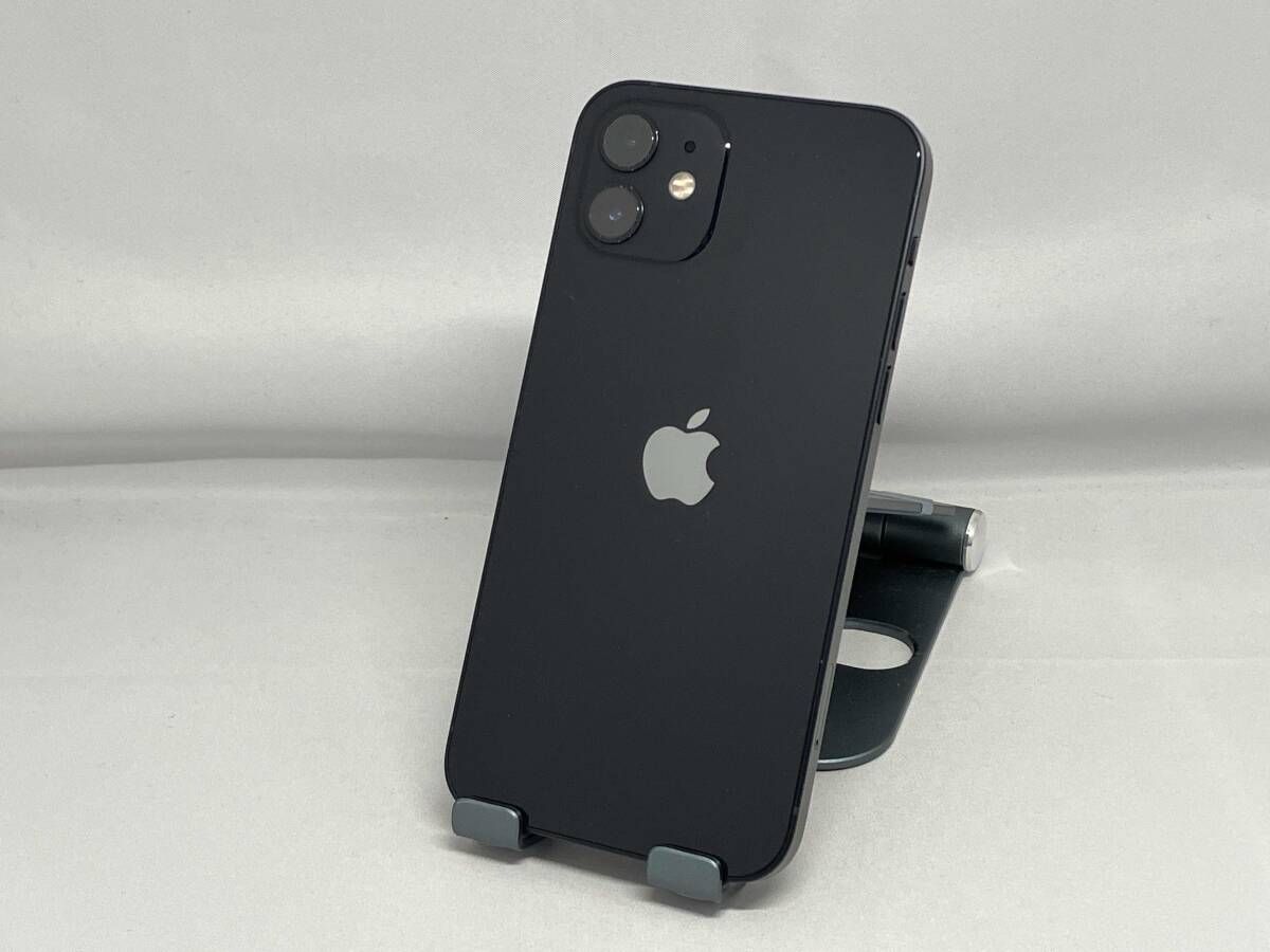 SIMロックなし】MGHN3J/A iPhone 12 64GB ブラック Ymobile-公式 