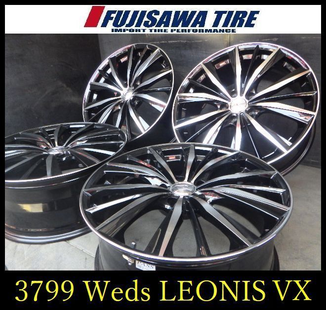 【3799】B送料無料▲Weds LEONIS VX▲19x8.0J 5穴 114.3 +48▲4本 26102750 3799】B送料無料△Weds LEONIS VX△19x8.0J 5穴 114.3 +48△4本