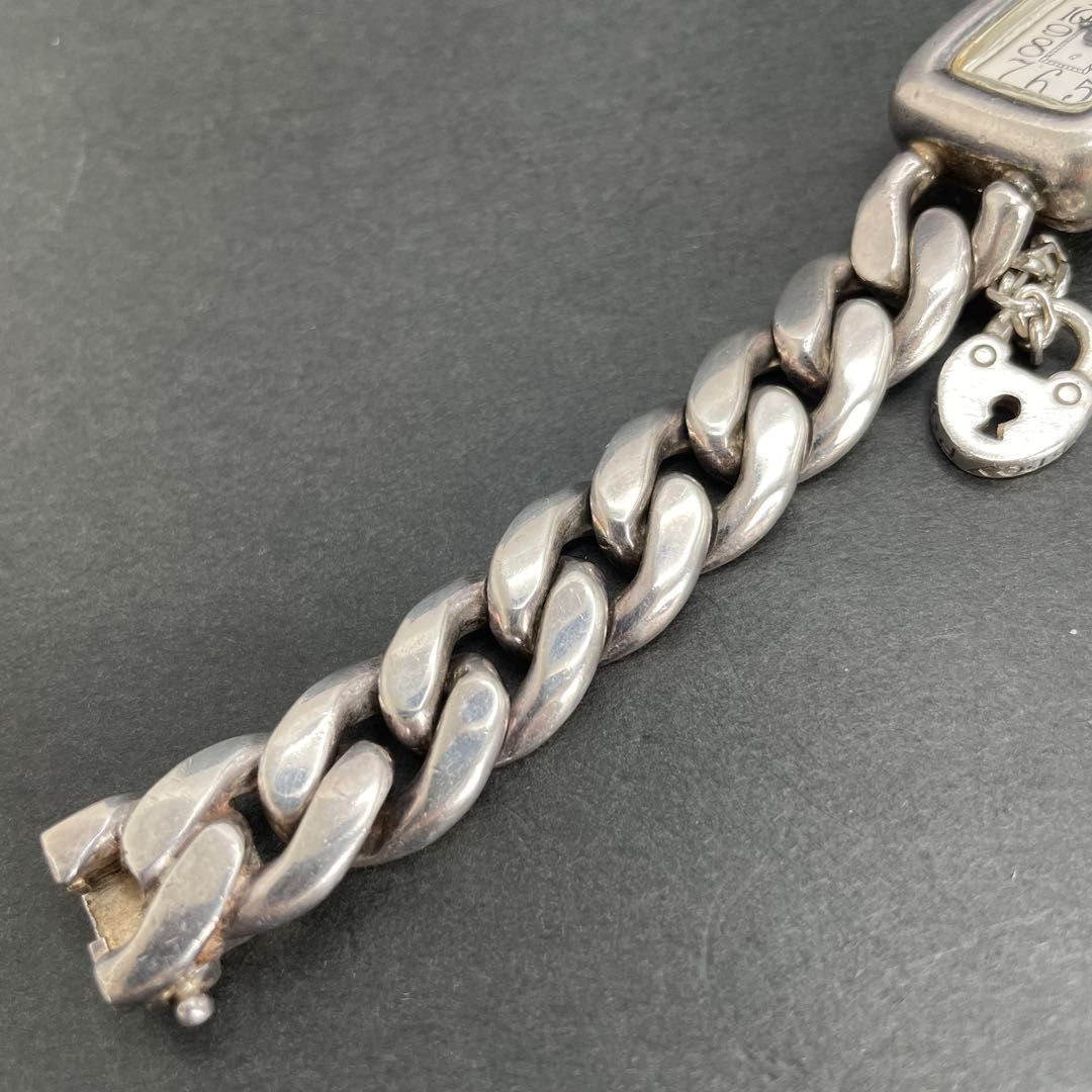 Obrey SOLID SILVER 純銀 銀無垢 チェーンブレスレットウォッチ MADE