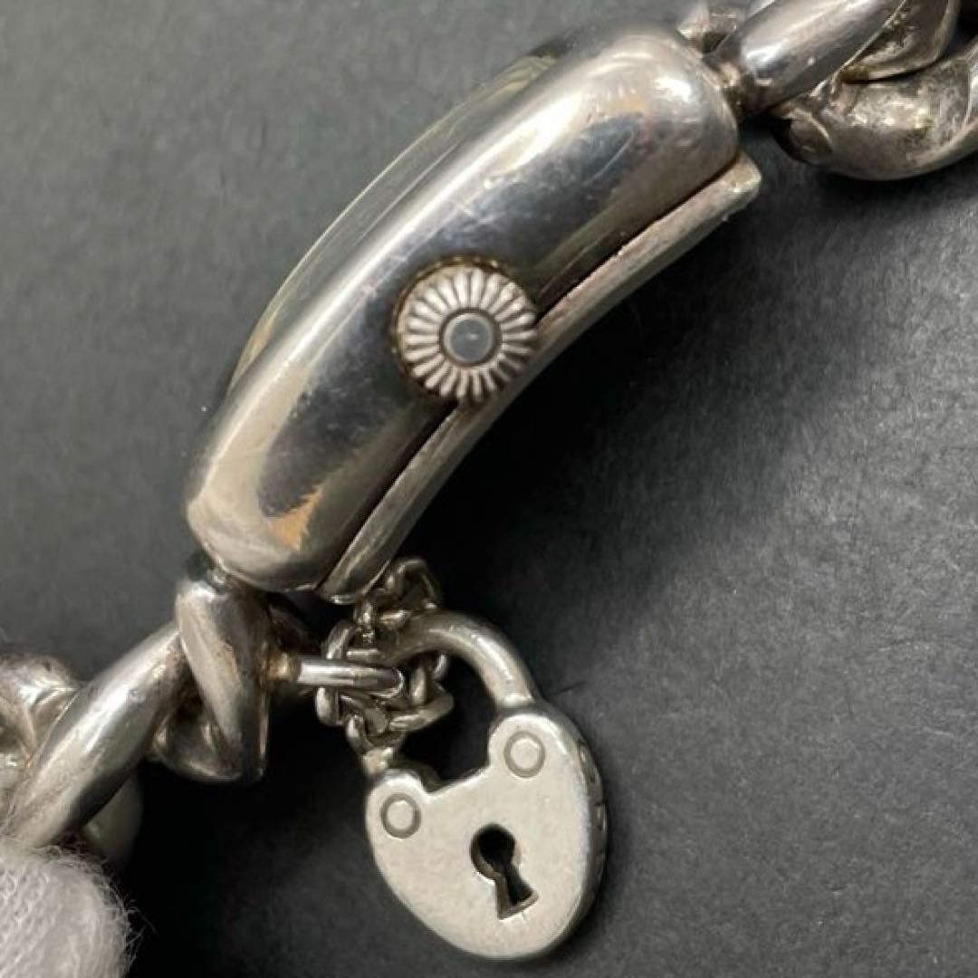 Obrey SOLID SILVER 純銀 銀無垢 チェーンブレスレットウォッチ MADE