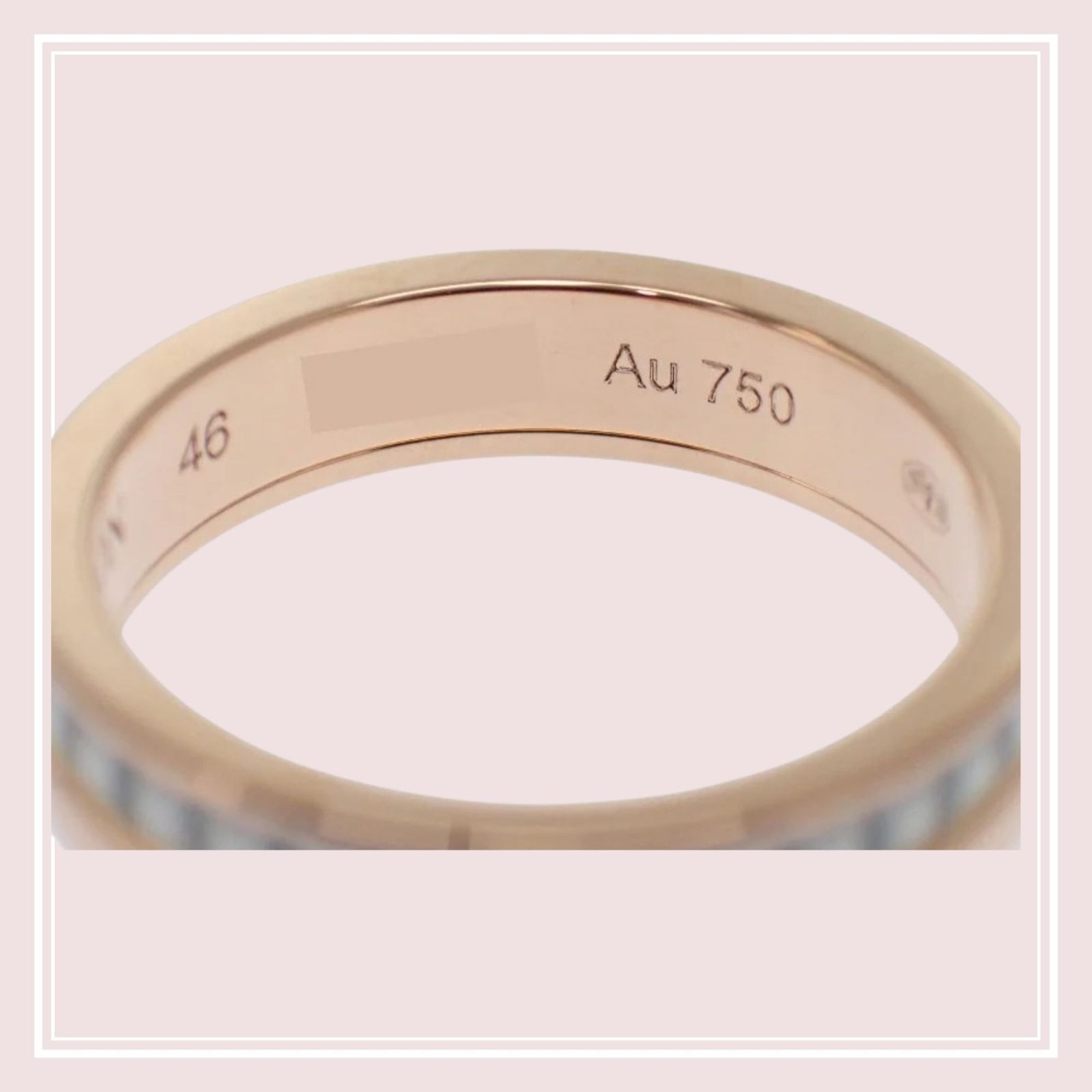 Boucheron】ブシュロン Boucheron キャトル ホワイト ハーフ 6号