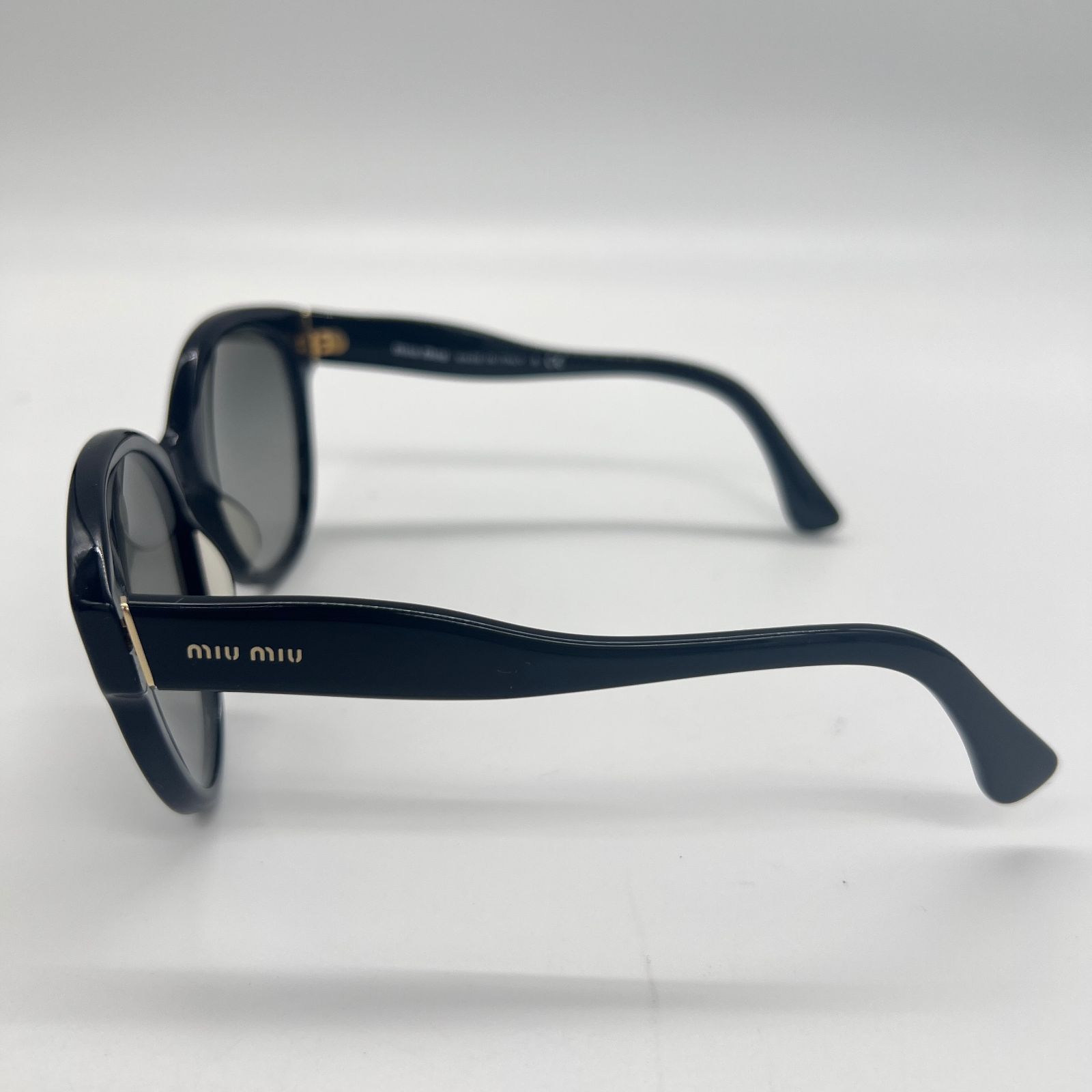 miu miu ミュウミュウ サングラス SMU03M-A ブラック ケース付き 
