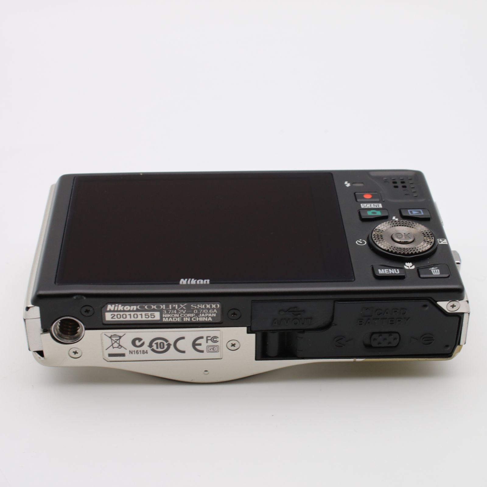 美品】 Nikon COOLPIX S8000 シャンパンシルバー デジタルカメラ